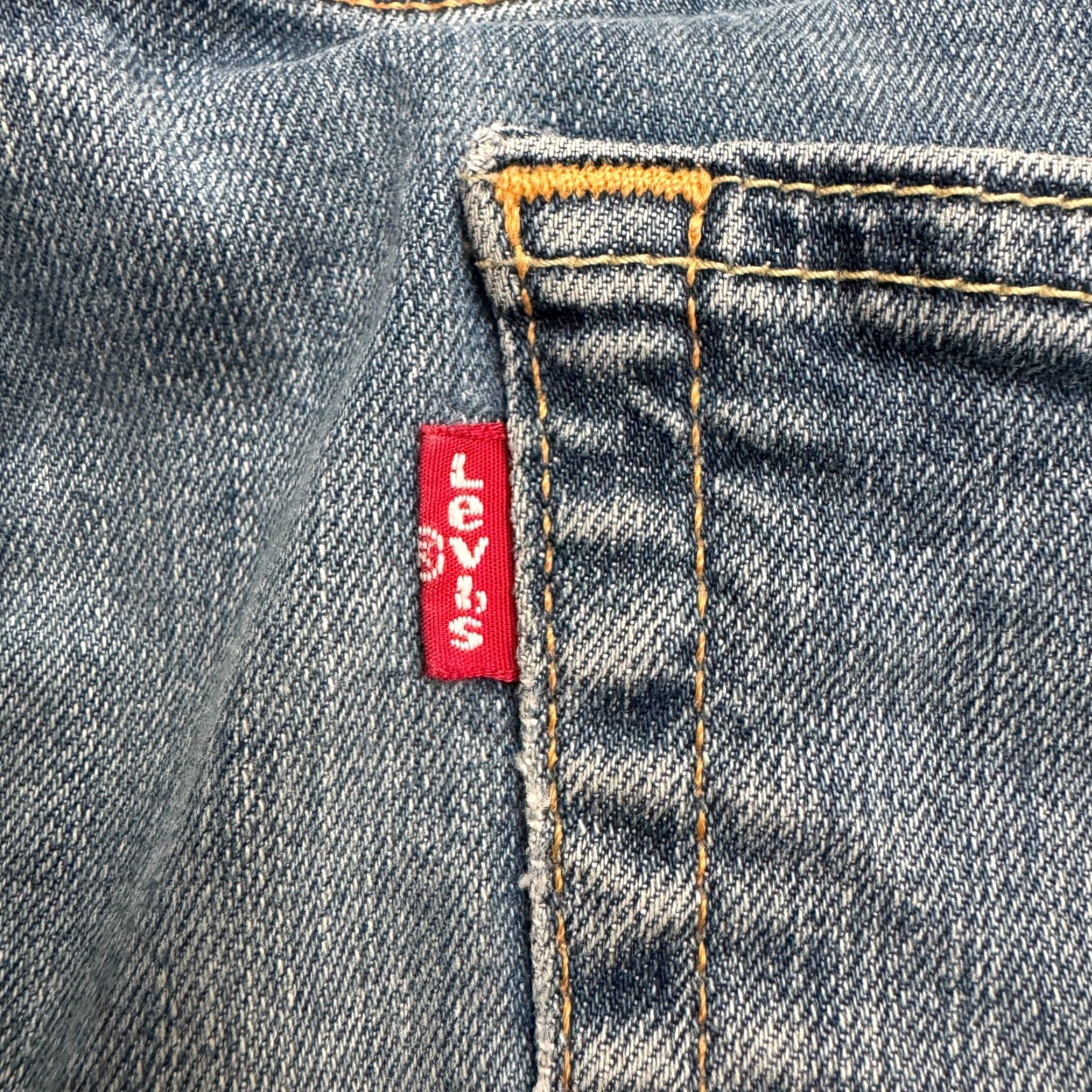 Levi's Levi's 514 Jeans Straight Leg Denim Mens 34x32 Blue Medium Wash Cotton Casual Size US 34 / EU 50 - 5 Thumbnail