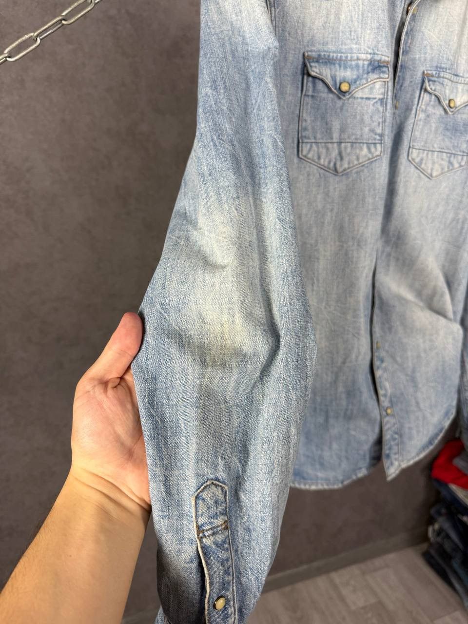 Allsaints Allsaints designer denim shirt Size US S / EU 44-46 / 1 - 7 Thumbnail