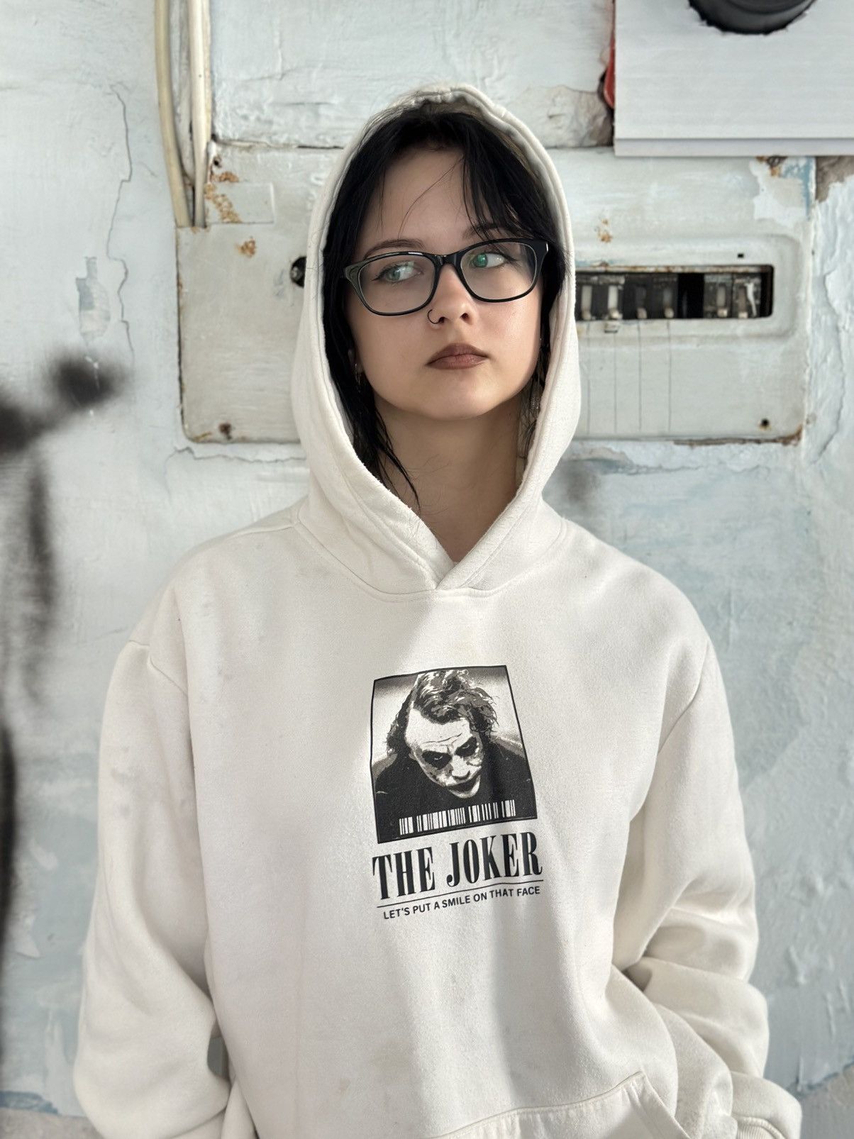DC Comics VTG Joker Hoodie Big Logo Size L Trashed 00s USA Hype Staff Size US L / EU 52-54 / 3 - 5 Thumbnail