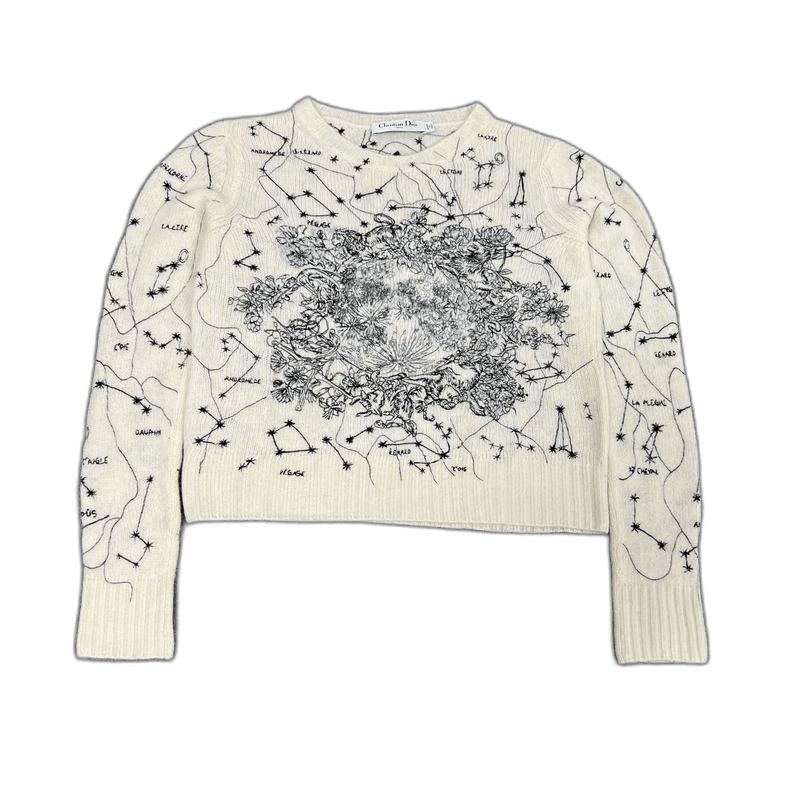 Dior Zodiac Embroidered Cashmere Sweater-2506