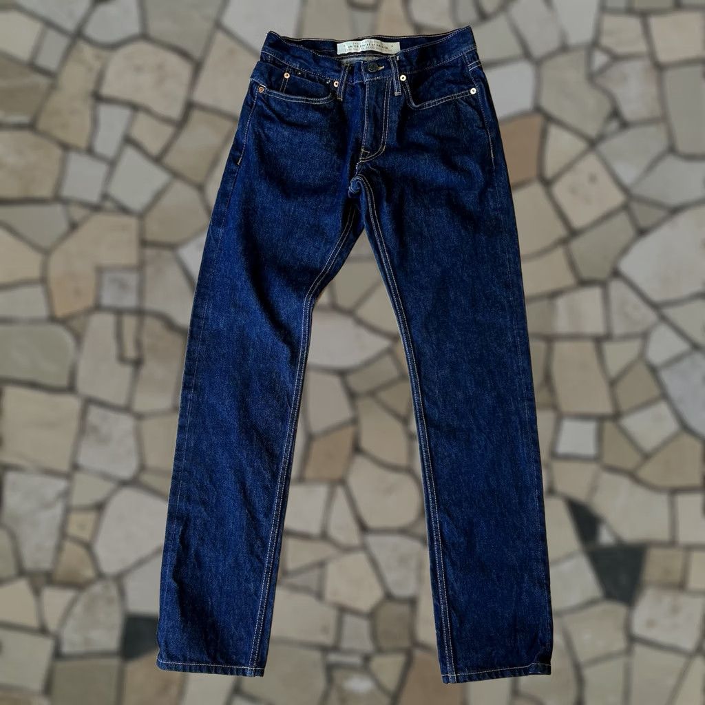 Vintage VINTAGE Williamsburg Garment Company Grand St Selvedge Denim Blue Jean Men’s 29x33 Size US 29 - 1 Thumbnail