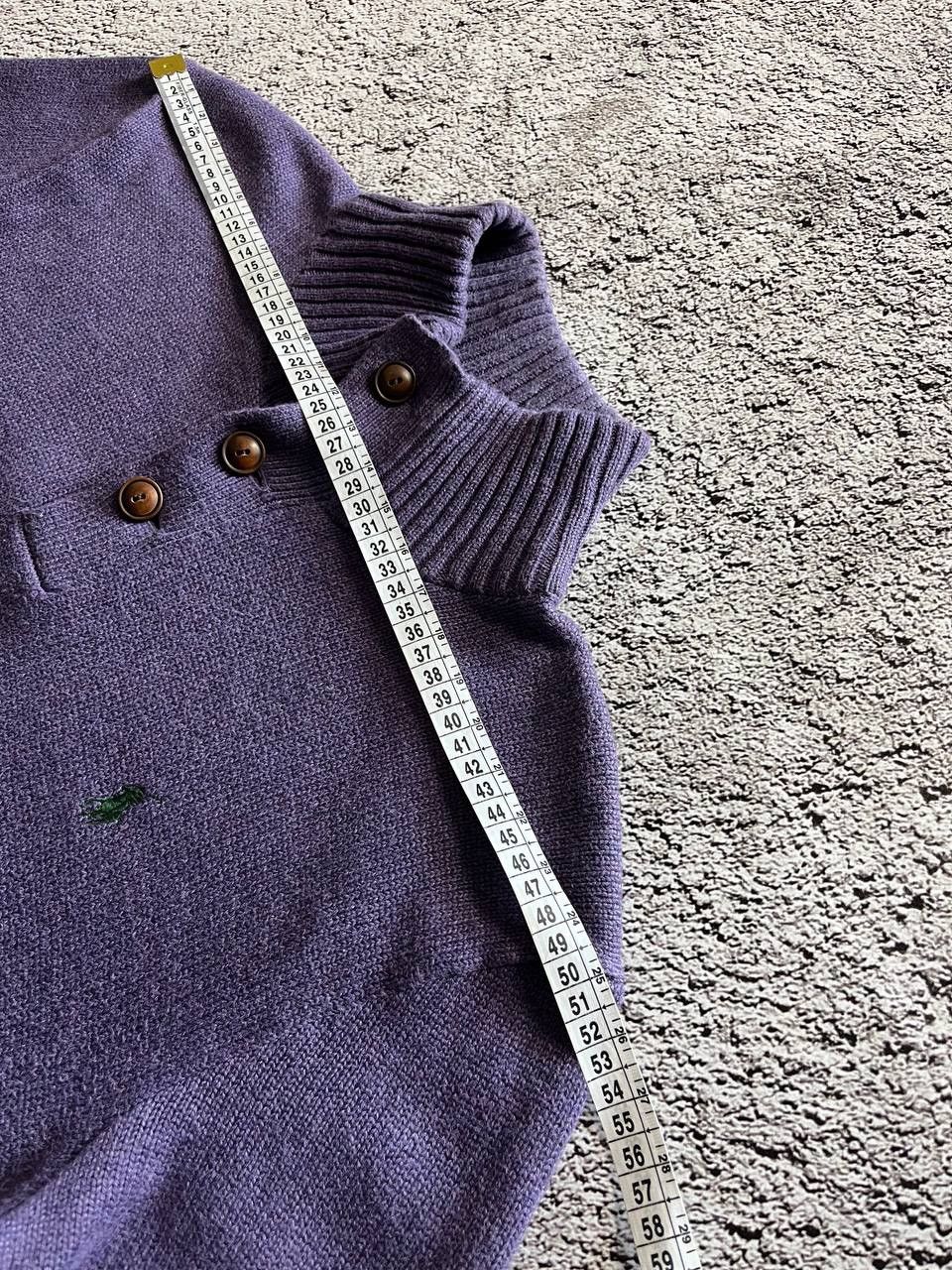 Ralph Lauren × Vintage Ralph Lauren Men's knit Turtleneck Slim Fil Jumper Sweater Size US L / EU 52-54 / 3 - 9 Thumbnail