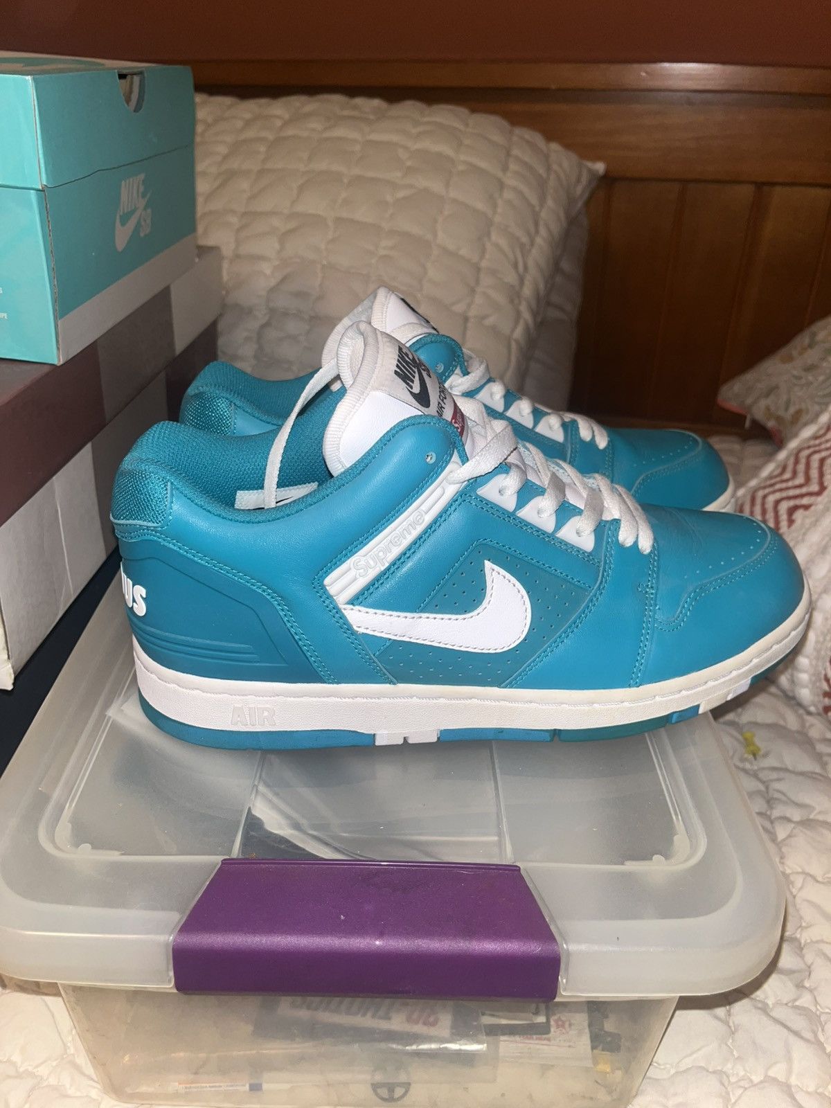 Nike × Supreme Nike Supreme SB AF2 World Famous size 10 Size US 10 / EU 43 - 2 Thumbnail