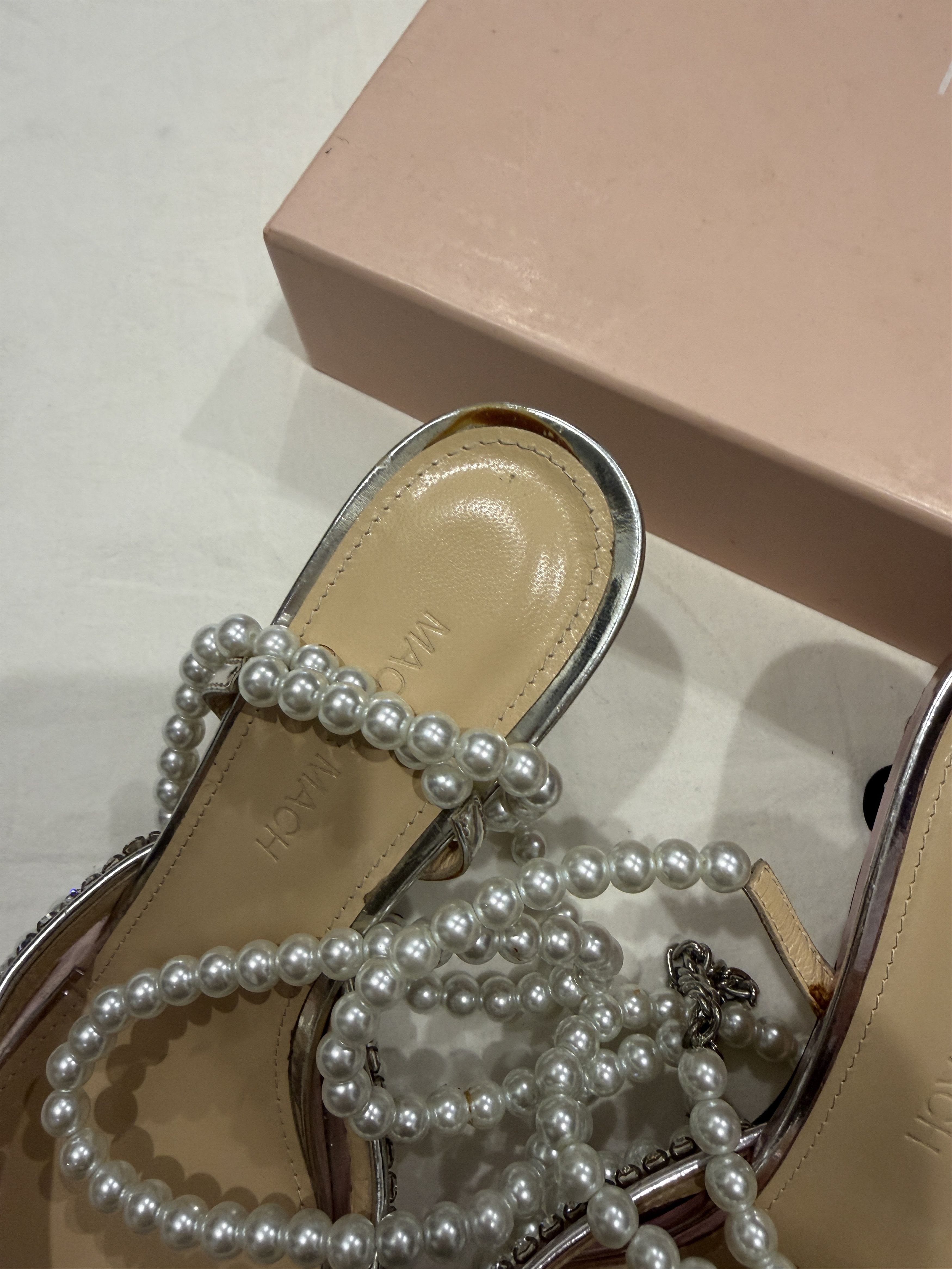 MACH & MACH Pearl mules pvc pink Size US 7.5 / IT 37.5 - 4 Thumbnail