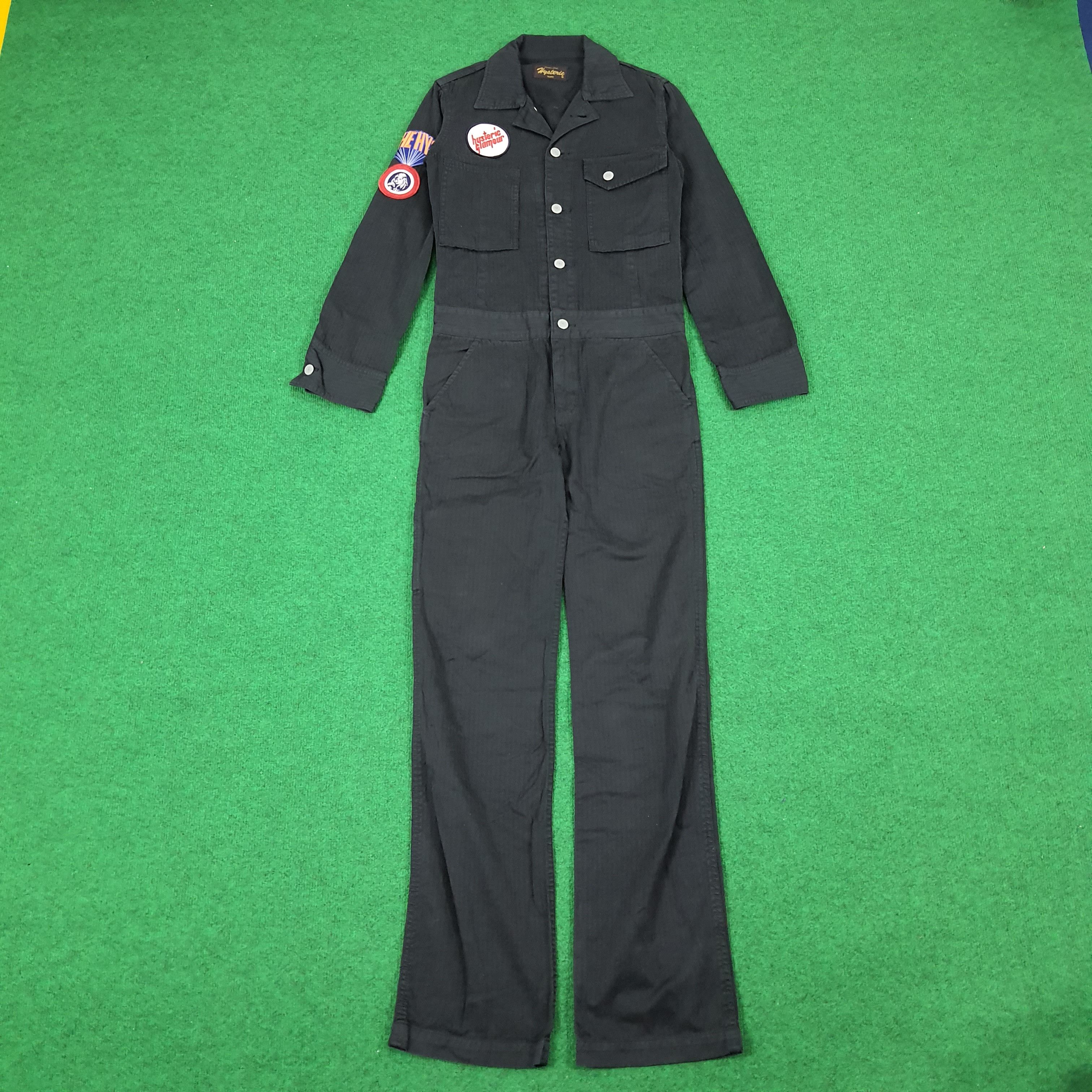 Hysteric Glamour × Japanese Brand Vintage Hysteric Glamour Patches Japanese Brand Coverall Size US XS / EU 42 / 0 - 4 Thumbnail