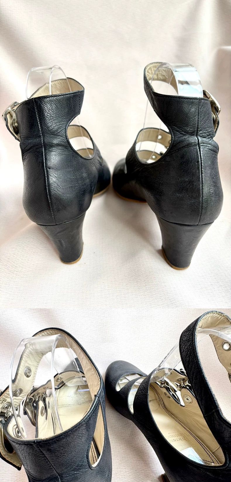 Vivienne Westwood Vivienne Westwood Black Roman Mary Jane three-toe looped l Size US 5 / IT 35 - 8 Thumbnail