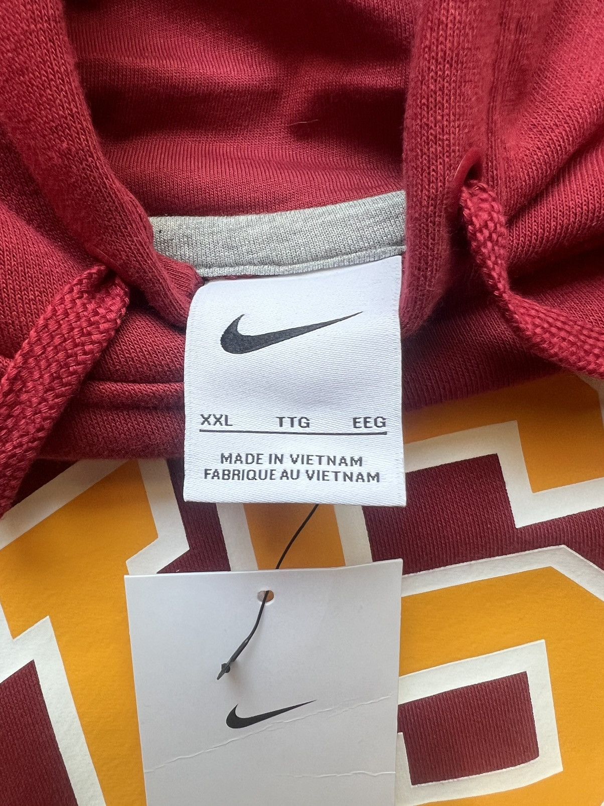 Nike Nike Men’s Red USC Trojans Logo Pullover Hoodie Sweatshirt Size US XXL / EU 58 / 5 - 5 Thumbnail