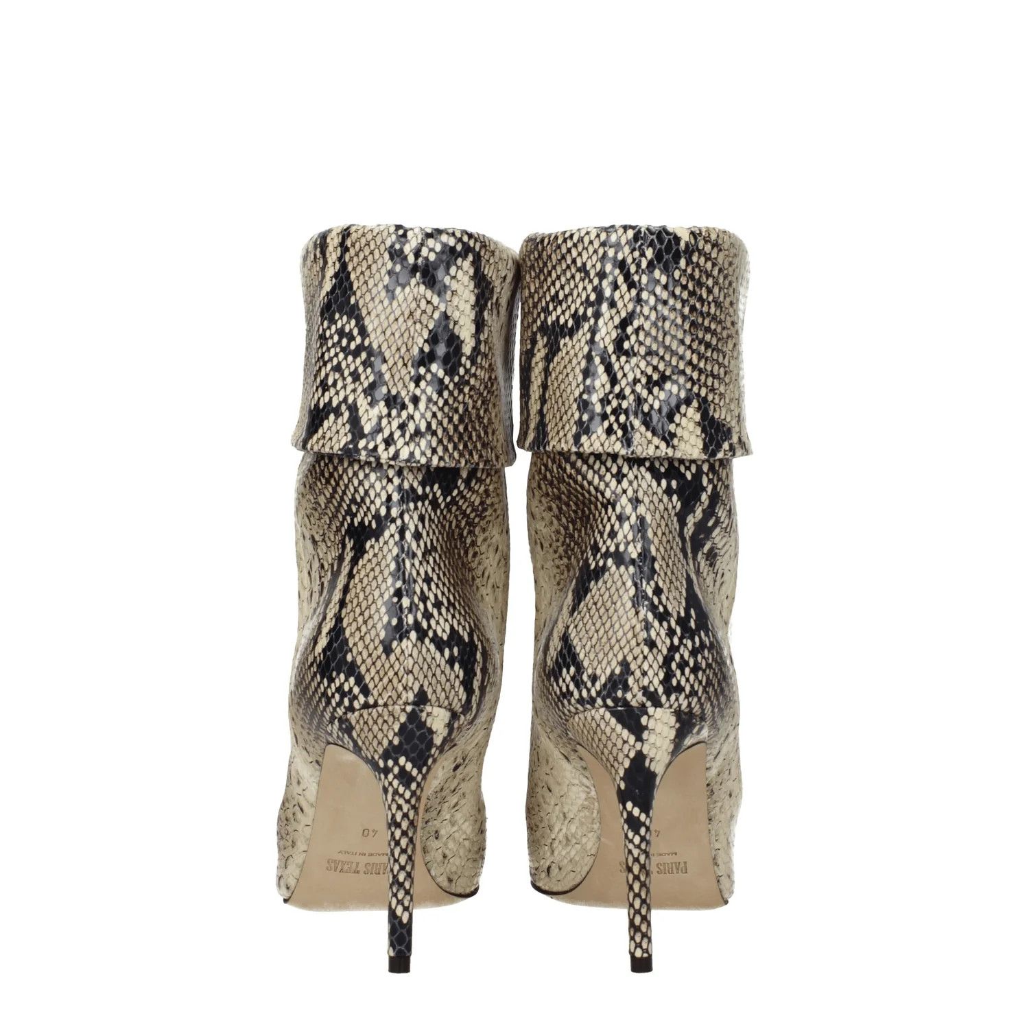 Paris Texas ob1o1e1124 Leather Ankle Boots in Beige/Rock Size US 10 / IT 40 - 5 Thumbnail
