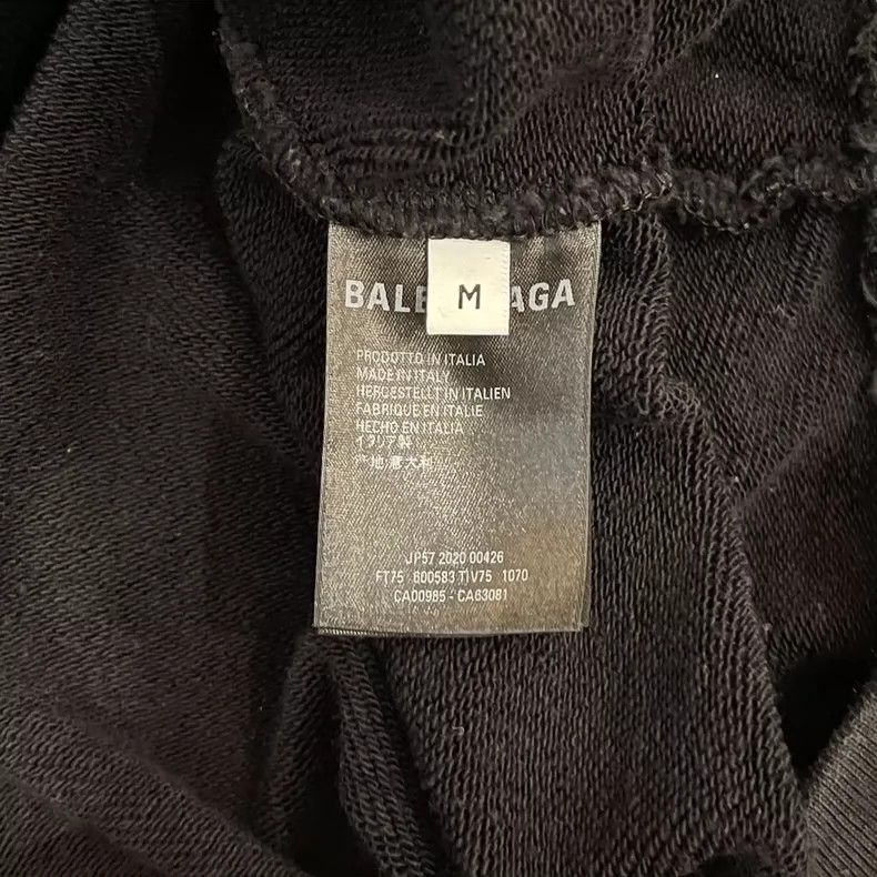 Balenciaga Balenciaga Black crew Little Logo Hoodie 2501-Nextarrow Size US M / EU 48-50 / 2 - 6 Thumbnail