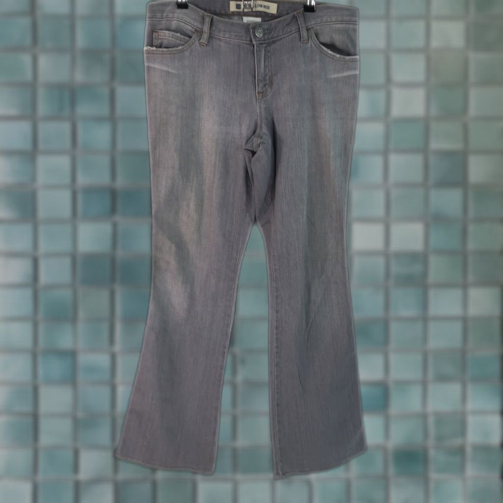 Gap Gap Ultra Low Rise Stretch Denim Jeans Womens Size 10R Gray Casual 34X33 Size 32" / US 10 / IT 46 - 1 Thumbnail