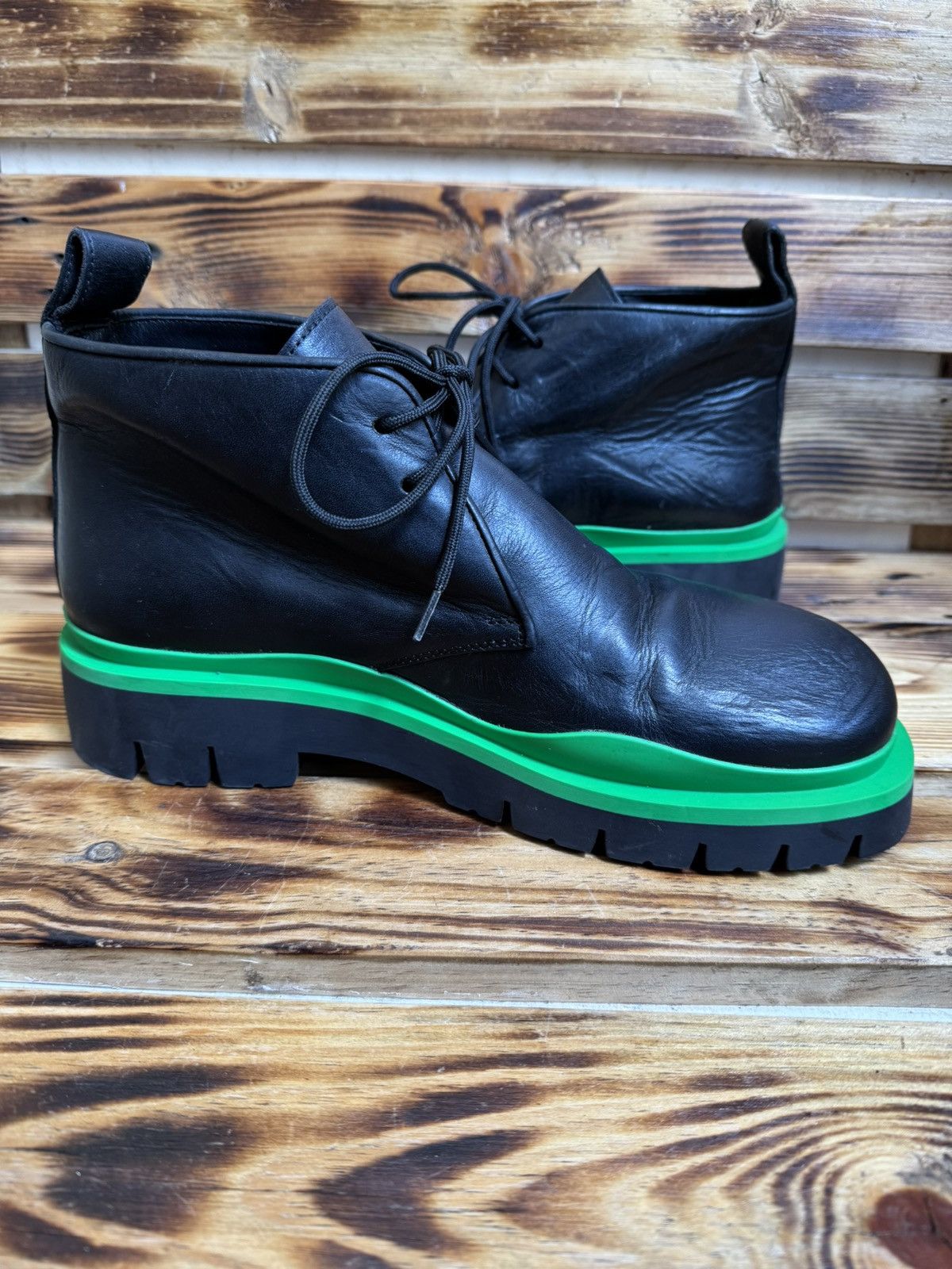 Bottega Veneta Tire ankle lace up boots Size US 7 / EU 40 - 5 Thumbnail
