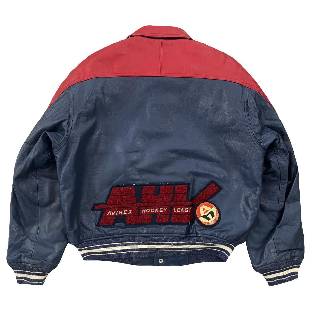 Avirex Avirex Leather Varsity Jacket Size US M / EU 48-50 / 2 - 2 Thumbnail