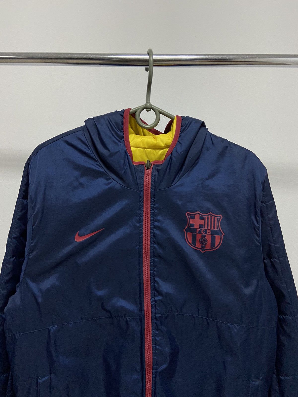 Nike × Vintage Nike Jacket small Logo Vintage Y2K Style Nylon Puffer Size US S / EU 44-46 / 1 - 3 Thumbnail