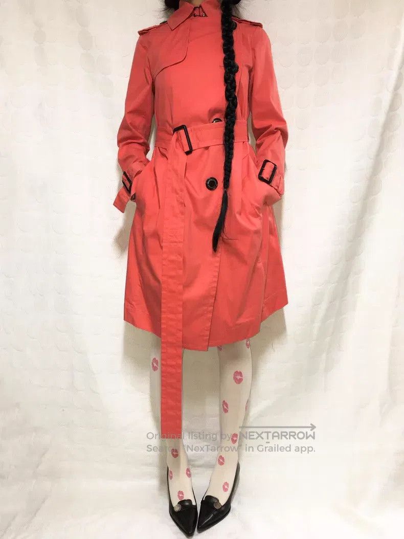 Vivienne Westwood Vivienne Westwood Tangerine Pink Trench Coat Size XS / US 0-2 / IT 36-38 - 3 Thumbnail