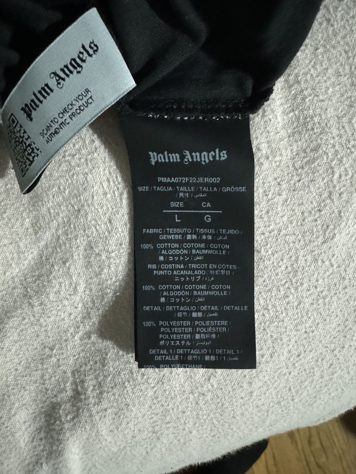 Palm Angels NWT Palm Angels Night Sky Graphic “Washed” T Shirt Size US L / EU 52-54 / 3 - 8 Thumbnail