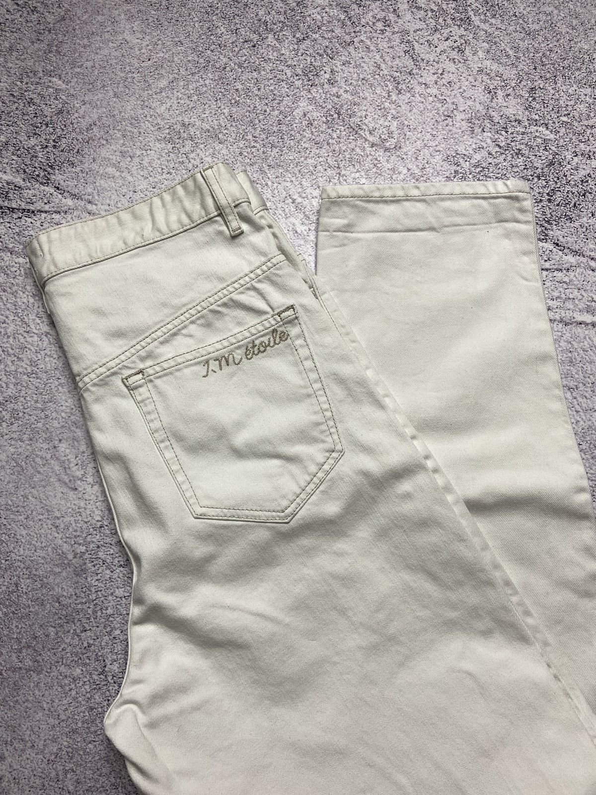 Designer × Isabel Marant Etoile Isabel Marant Etoile Jeans Women’s White Denim Pants Design Size 27" / US 4 / IT 40 - 1 Thumbnail