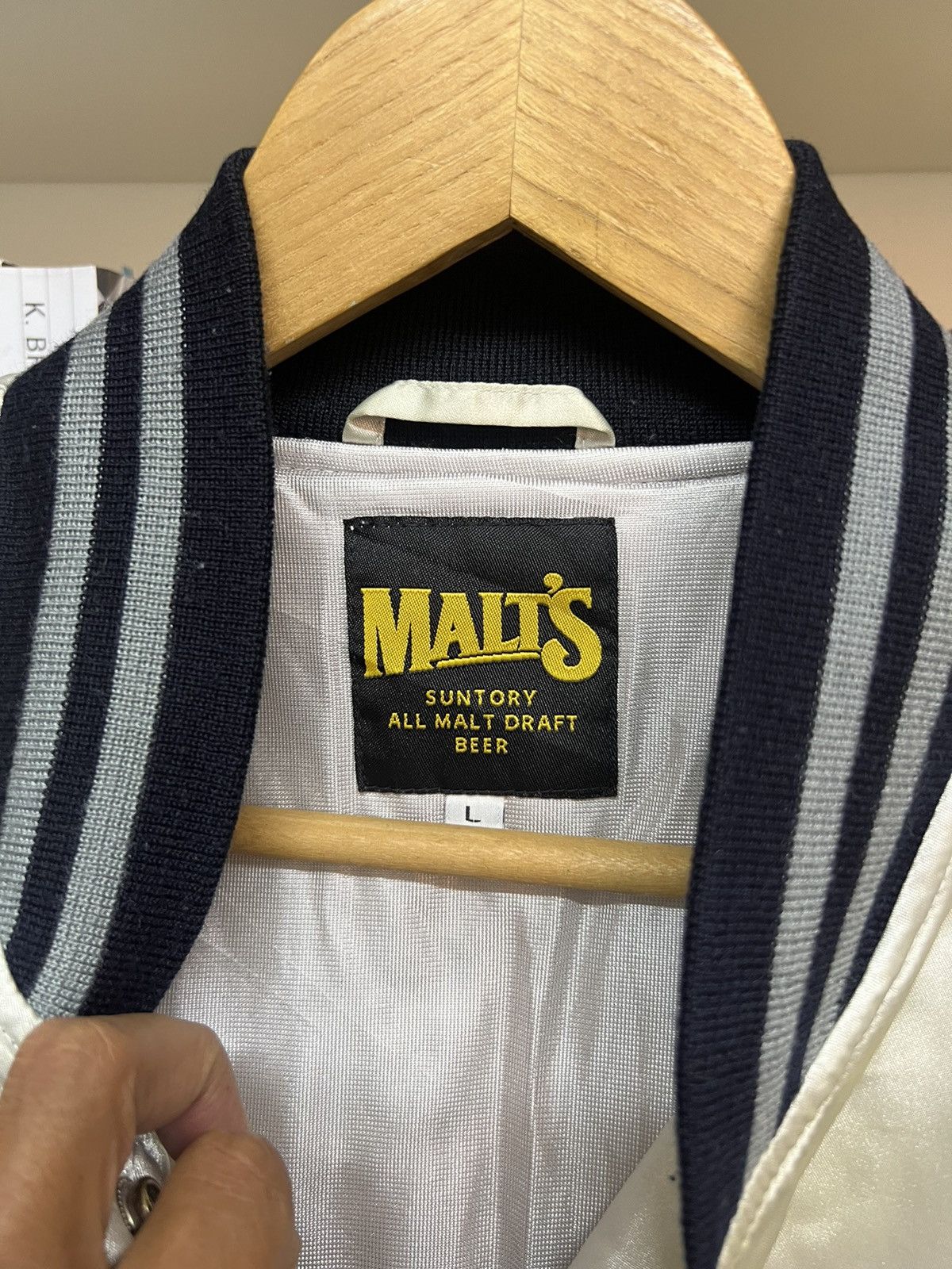 Japanese Brand Vintage MALTS Baseball Team Bomber Jacket Size US L / EU 52-54 / 3 - 8 Thumbnail