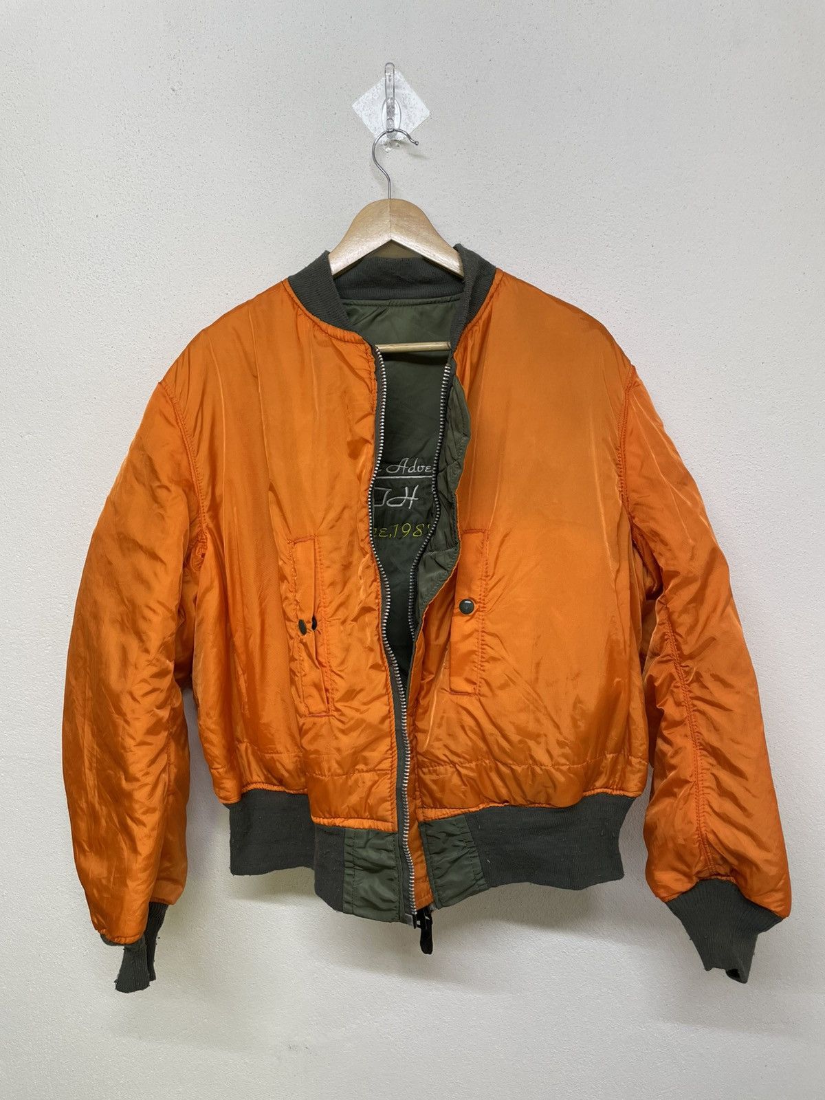 Alpha Industries Vintage Alpha Industries MA-1 Flight Bomber Jacket Size US XL / EU 56 / 4 - 8 Thumbnail