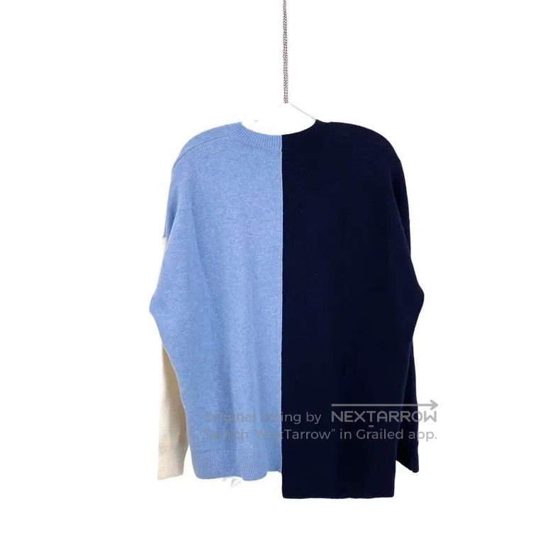 Loewe Loewe Wool embroidered logo color block knit sweater Size M / US 6-8 / IT 42-44 - 7 Thumbnail