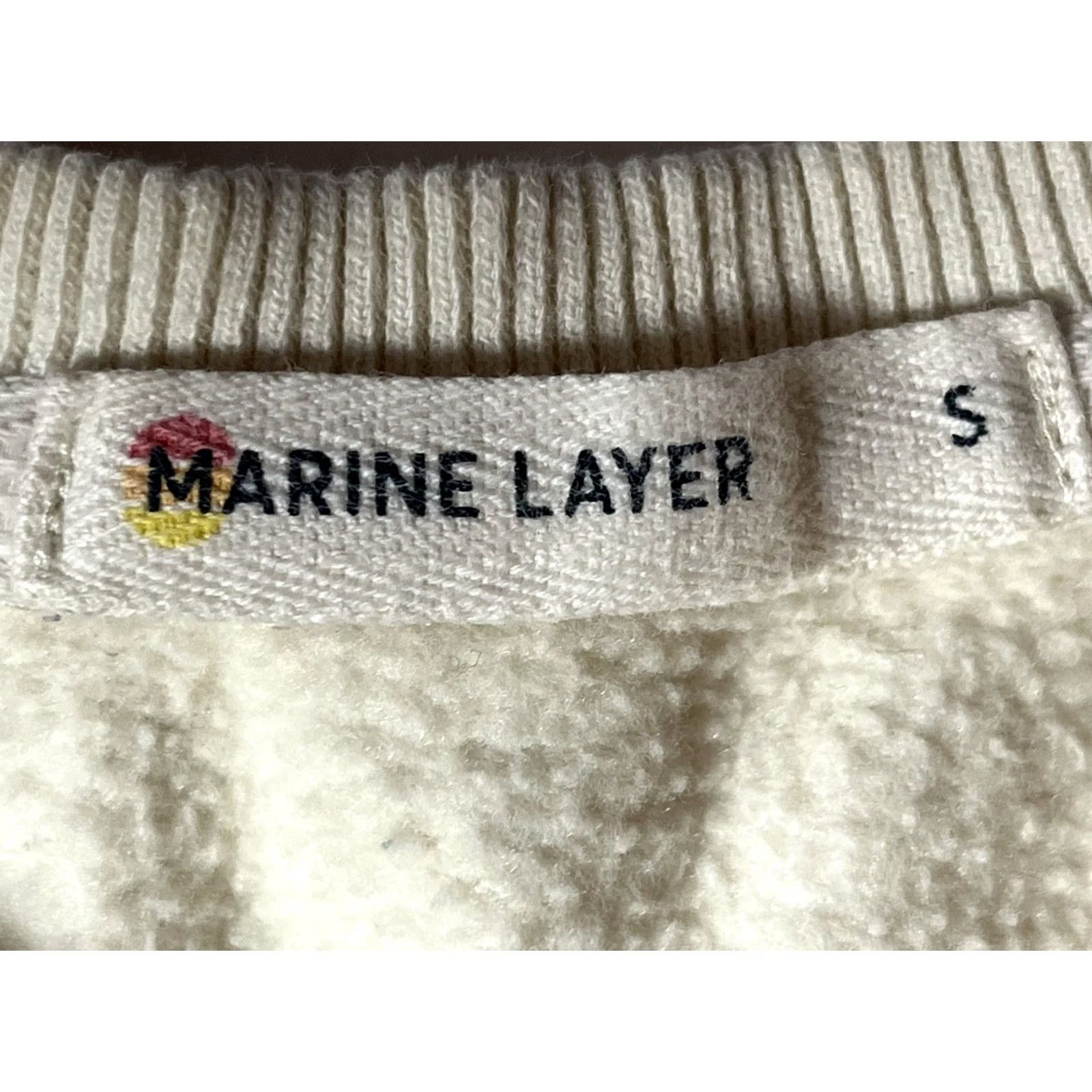 Marine Layer Marine Layer Sweater Womens Beige Cotton Knit Pullover Size Small Size S / US 4 / IT 40 - 6 Thumbnail