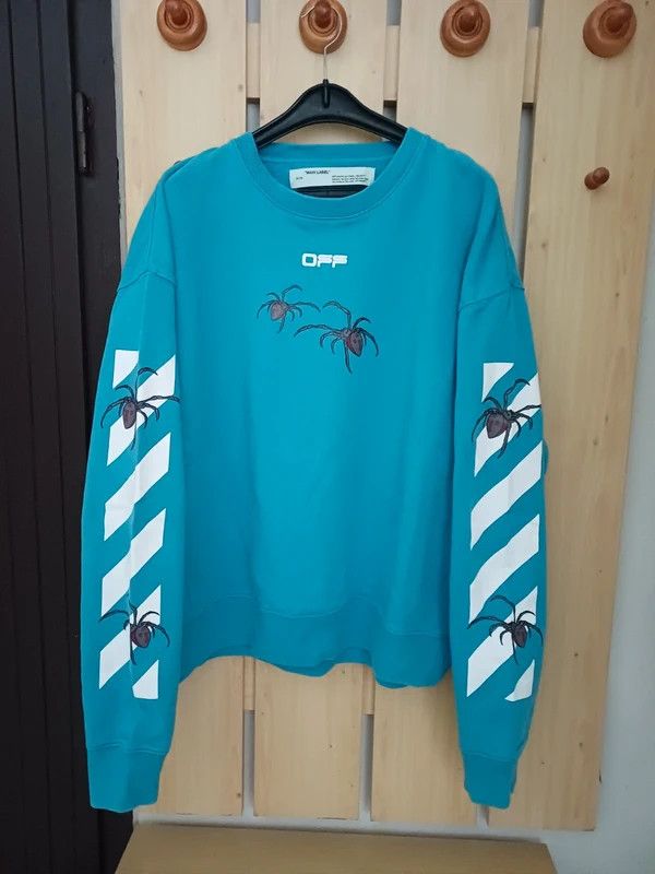 Off-White Off-White SS20 Arachno Arrow "Sky Blue" Sweater Size US XL / EU 56 / 4 - 1 Thumbnail