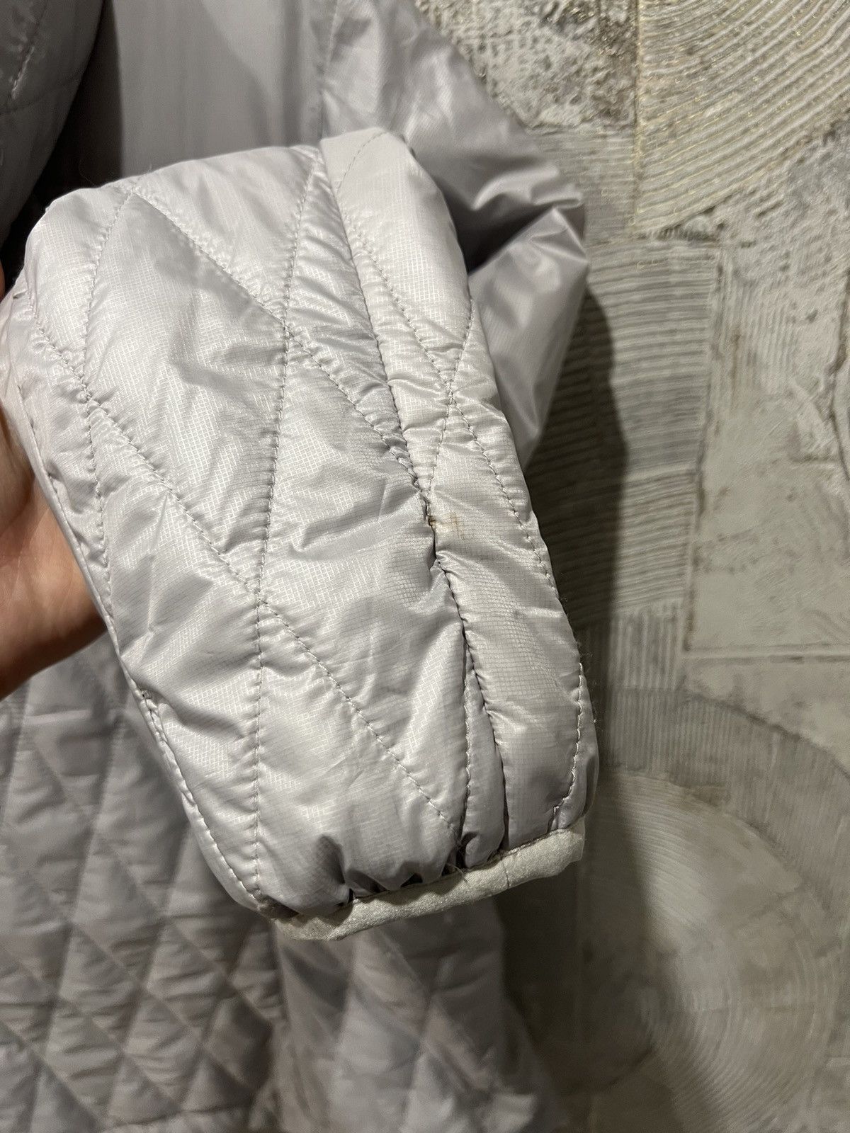 Patagonia Quilted Hoodie Nano Jacket L Teal Primaloft