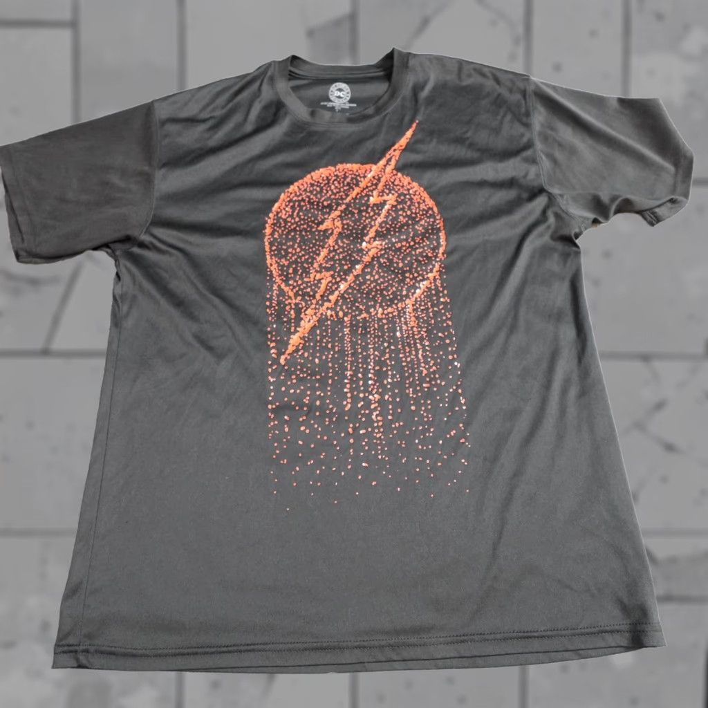 DC Comics DC Flash T-Shirt L Black Performance Unisex Adults Crew Neck Short Sleeve Shirt Size US L / EU 52-54 / 3 - 1 Thumbnail