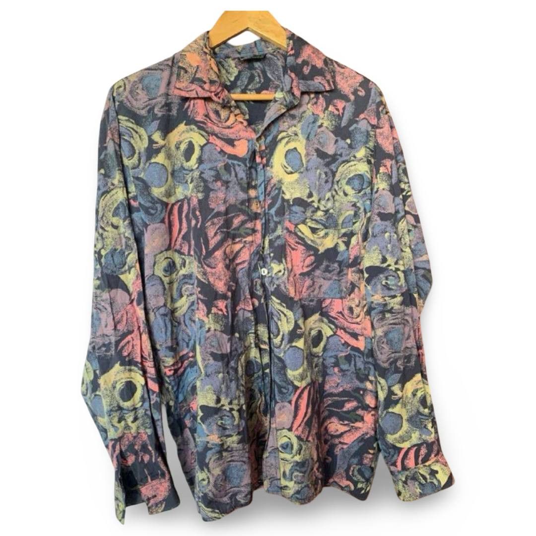 Vintage VTG coloured shirt #646 Size US L / EU 52-54 / 3 - 1 Thumbnail
