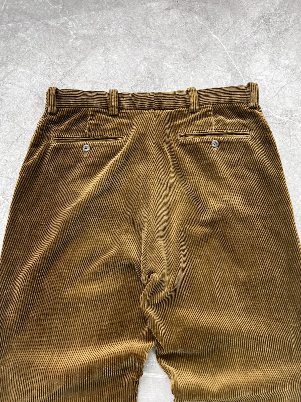 Polo Ralph Lauren × Velvet × Vintage Vintage Polo Ralph Lauren Velvet Brown Pants Y2K Corduroy Size US 34 / EU 50 - 15 Thumbnail