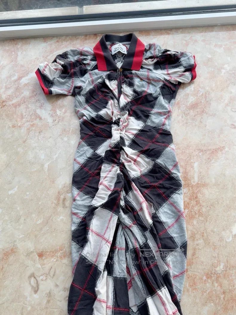 Vivienne Westwood Vivienne Westwood Diamond patterned dress Size S / US 4 / IT 40 - 1 Thumbnail