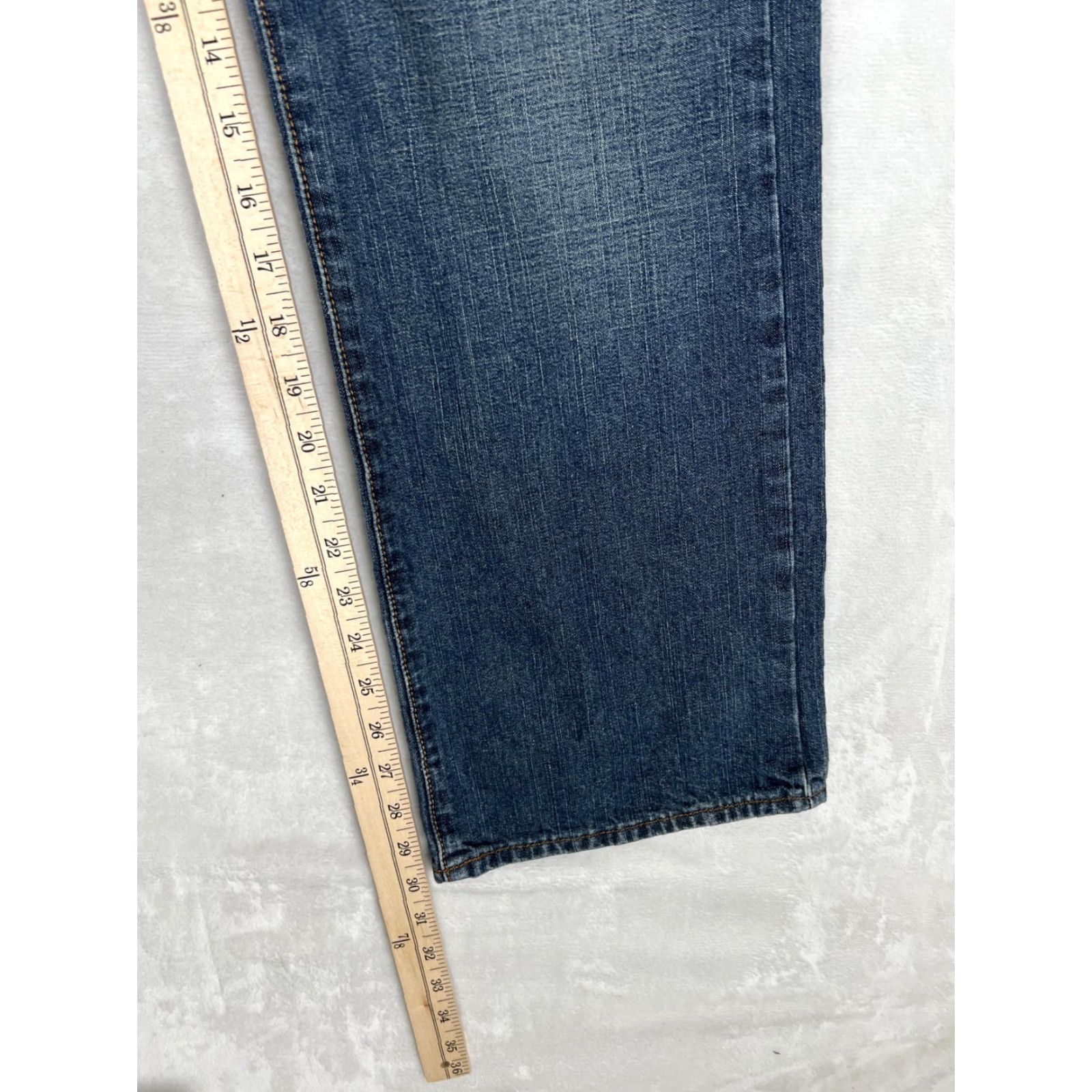Lucky Brand Vintage Lucky Brand Rivington Jeans Mens 30x20 Blue Classic Straight Dungarees Size US 30 / EU 46 - 3 Thumbnail