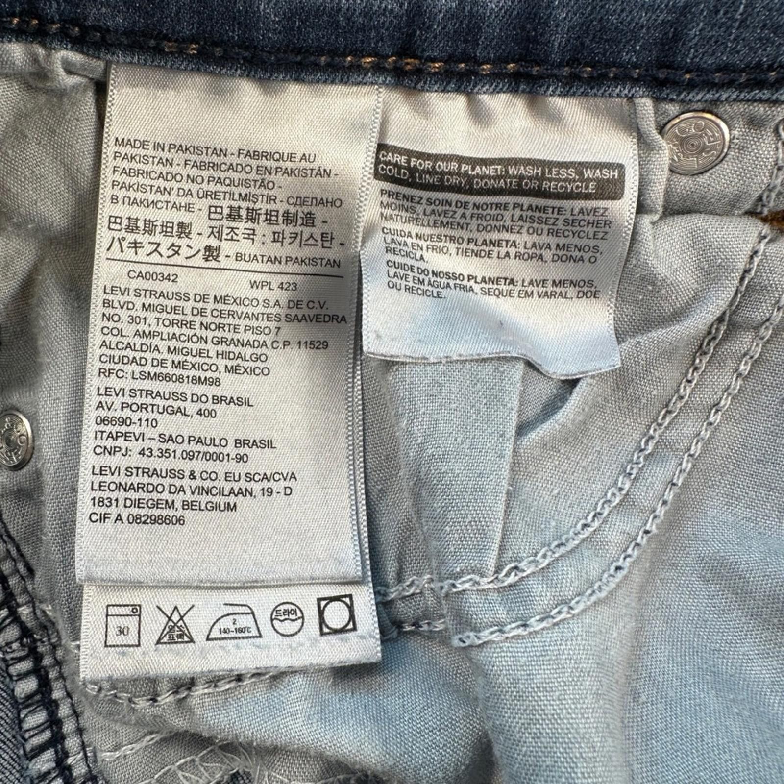 Other Levis Classic Mid Rise Skinny Jeans 6 28x30 Blue Women Denim Size 28" / US 6 / IT 42 - 7 Thumbnail