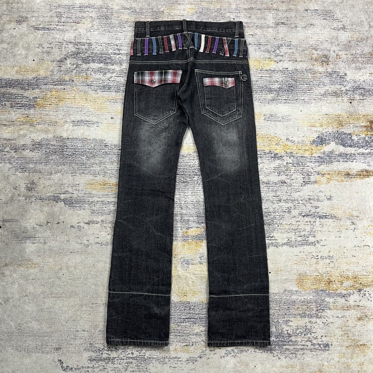 Hysteric Glamour Double focus double waist jeans travis scott style Size US 29 - 2 Thumbnail