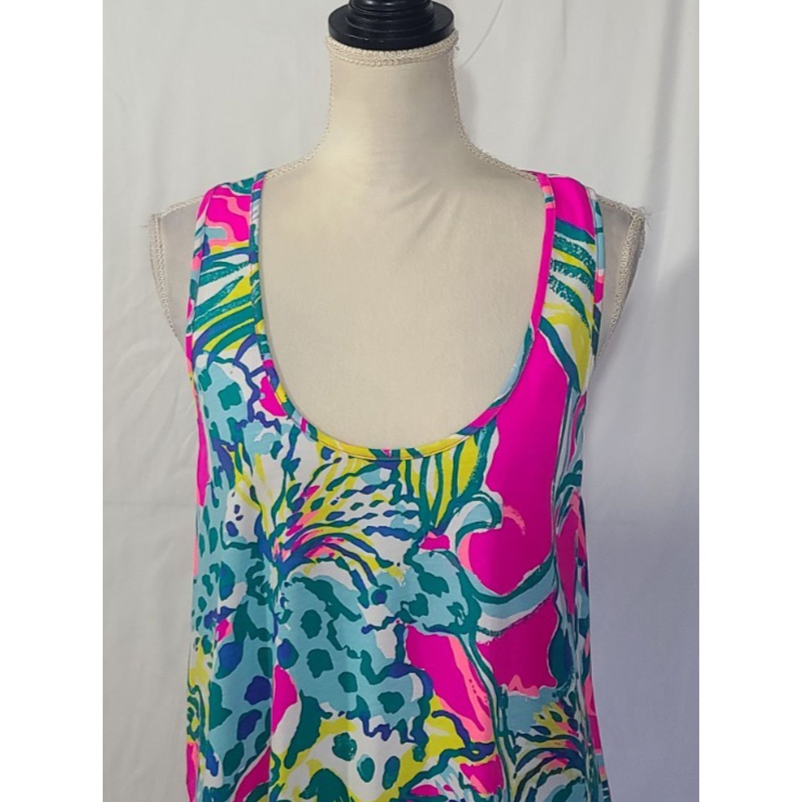 Lilly Pulitzer New Lilly Pulitzer Womens Melle Trapeze Tank Dress Large Size L / US 10 / IT 46 - 4 Thumbnail