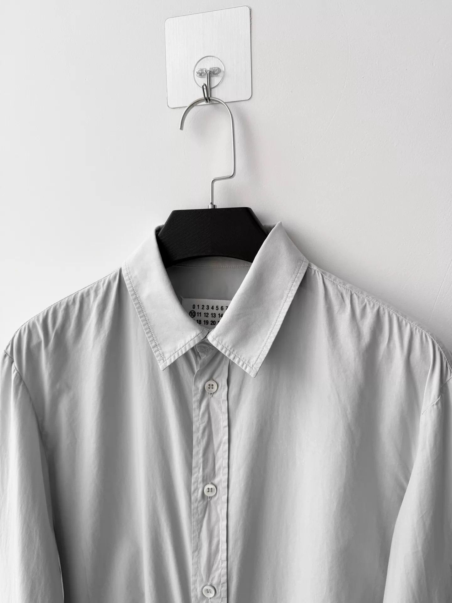 Other MMM S/S15 Charcoal Gray Solid Shirt 3M Era Size US S / EU 44-46 / 1 - 4 Thumbnail