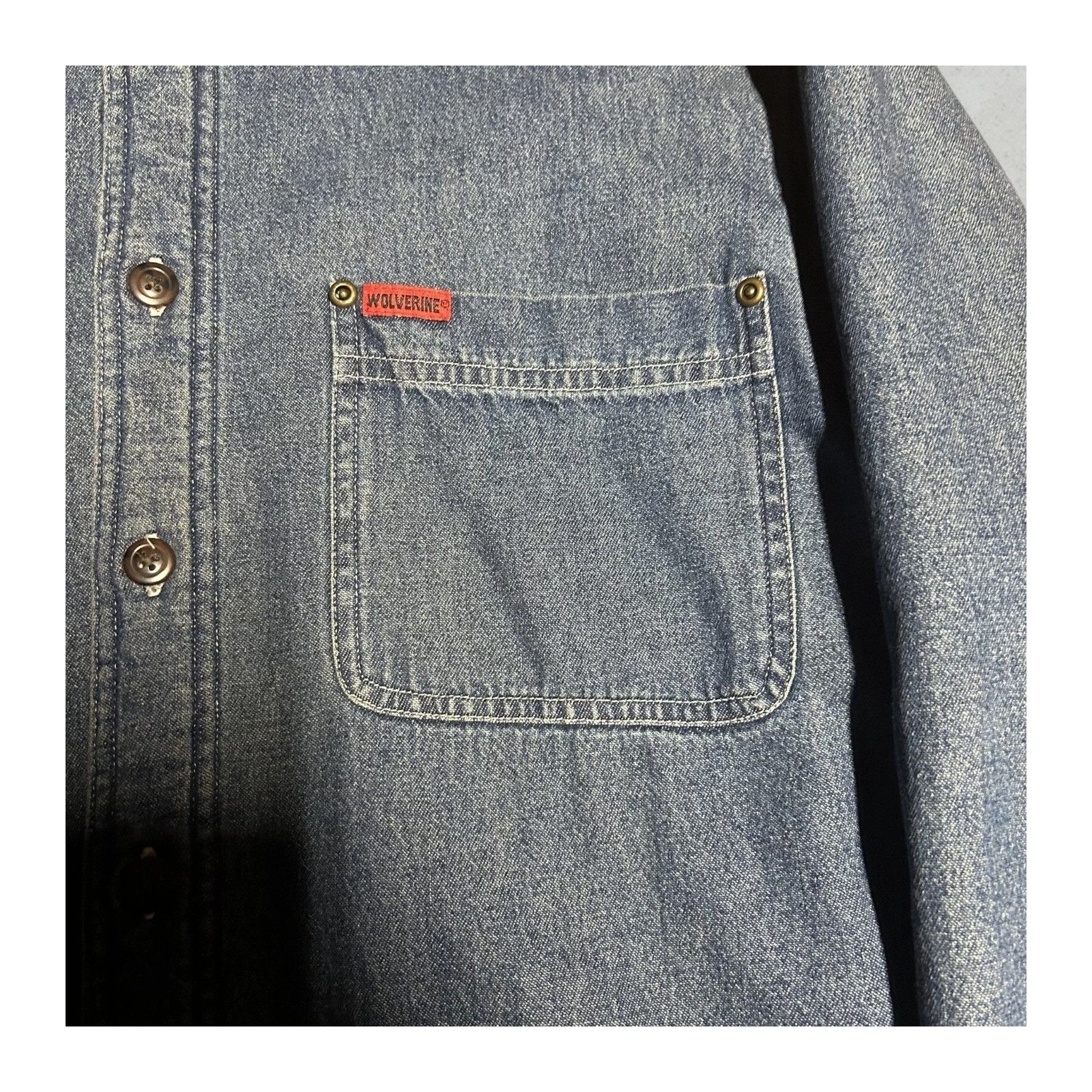 Wolverine Vintage 90'S Wolverine Workwear Jacket Blanket Flannel Lined Size US S / EU 44-46 / 1 - 3 Thumbnail