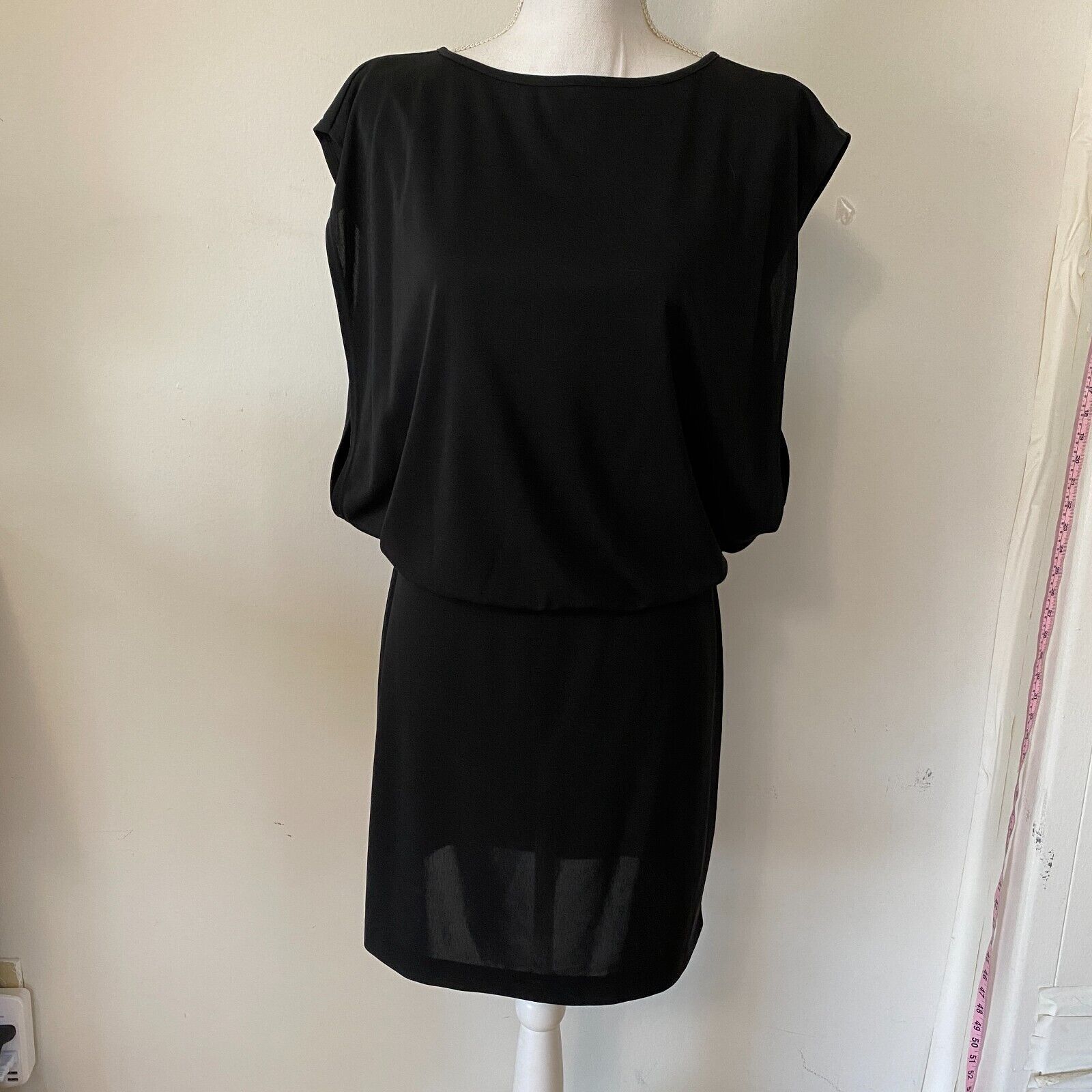 Susana Monaco Susana Monaco Black Fitted Kat Sleeveless Open Back Dress S Size S / US 4 / IT 40 - 1 Thumbnail