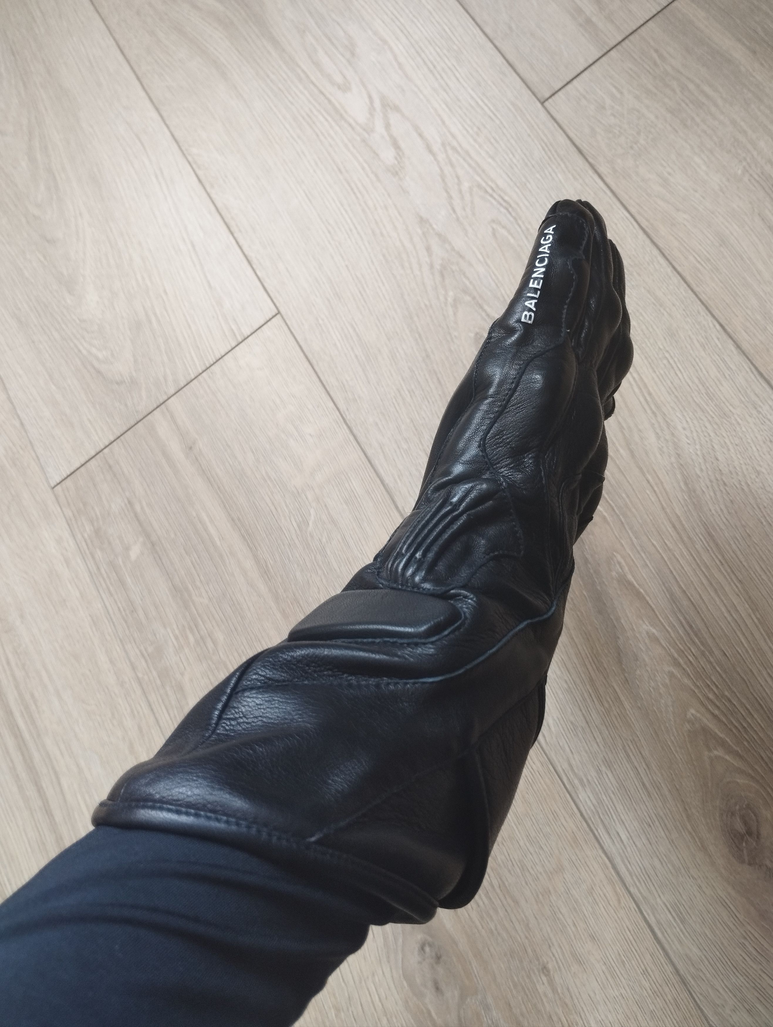 Balenciaga Balenciaga Motorcycle Gloves Size ONE SIZE - 9 Thumbnail
