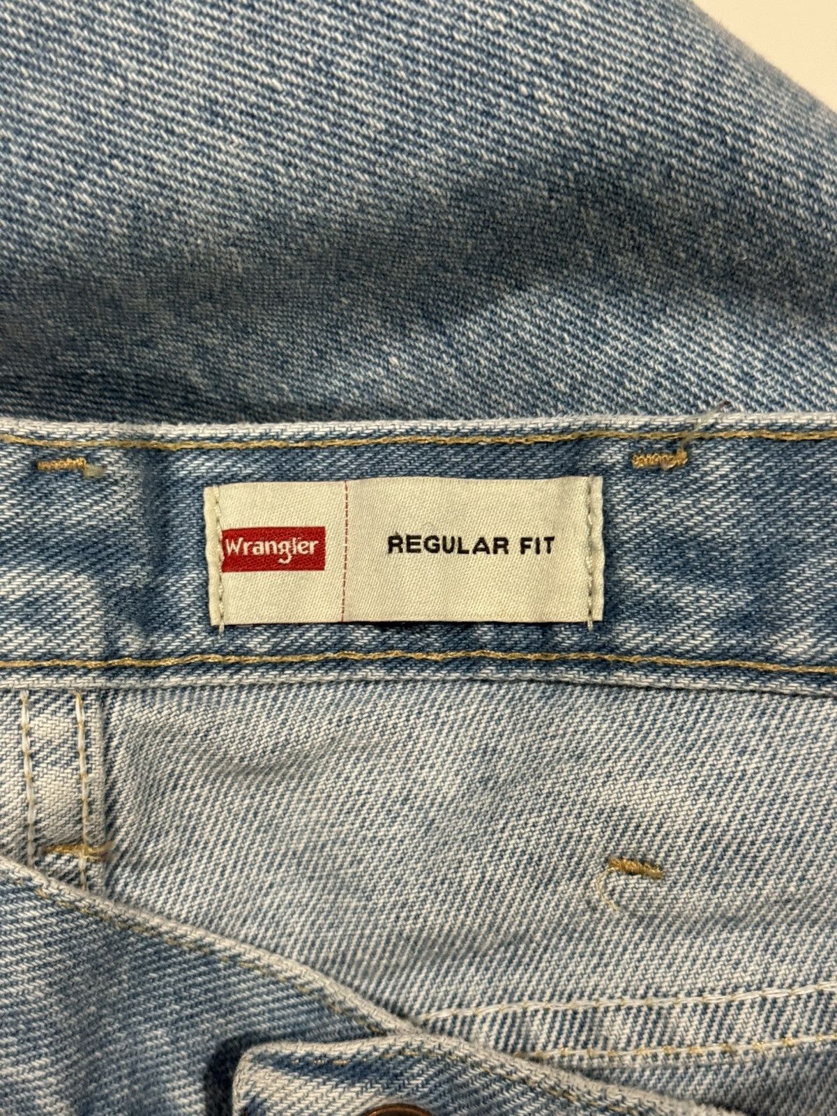 Wrangler 90s / 00s Vintage Wrangler Faded Stone Wash Denim Jeans 36 Size US 36 / EU 52 - 9 Thumbnail