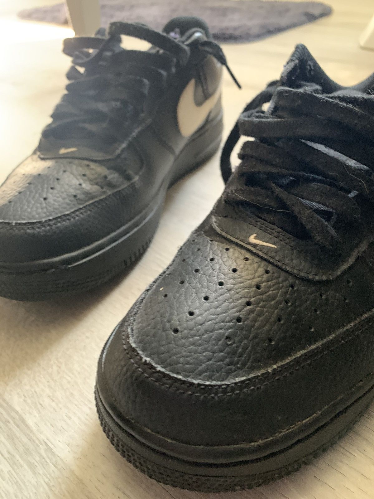 Nike Air Force 1 ‘07 ‘Black White’ Size US 9.5 / EU 42-43 - 5 Thumbnail