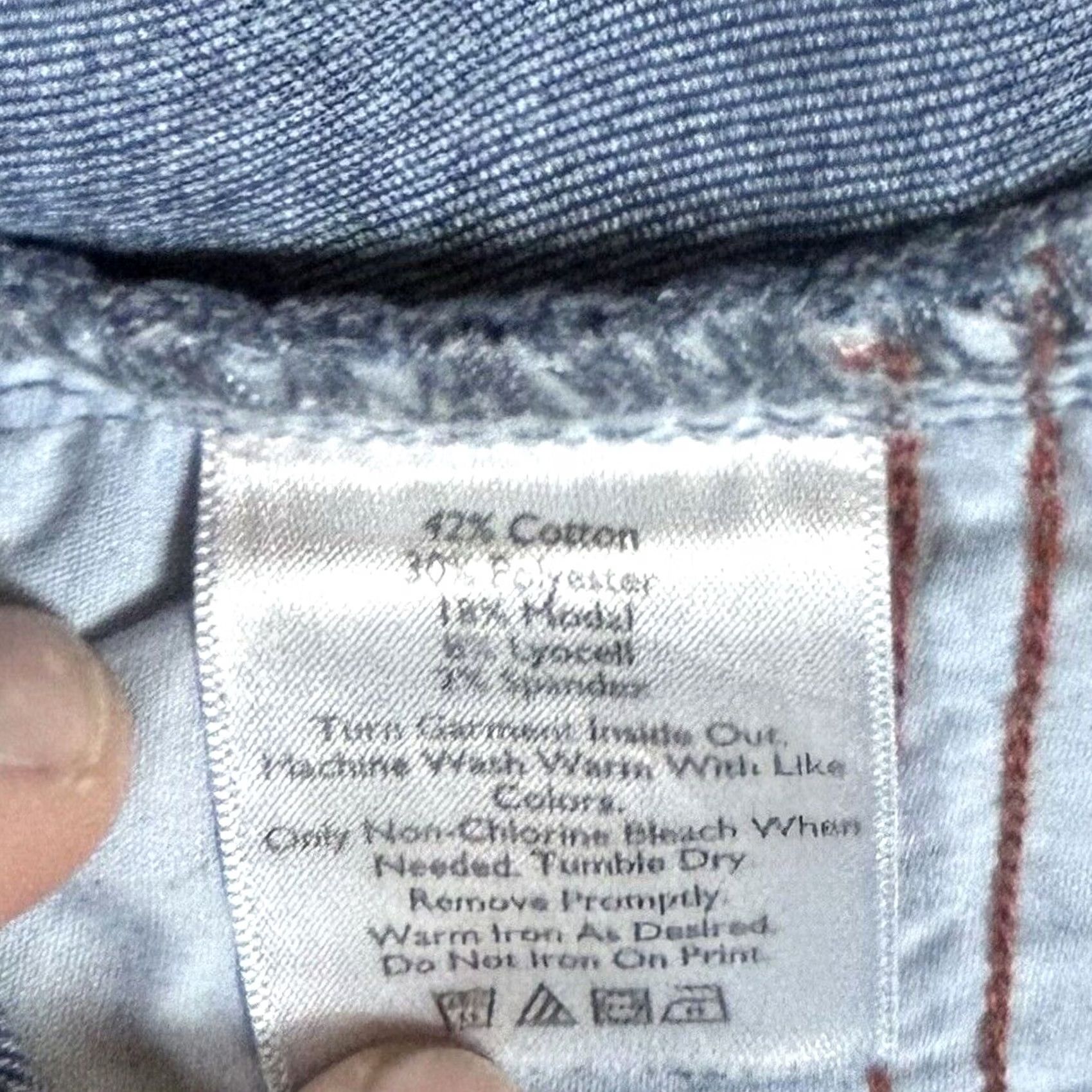 Eddie Bauer Eddie Bauer Jeans Womens Size 2 Blue Denim Low Rise Ankle Skinny Straight Leg 28in Inseam"} Size 26" / US 2 / IT 38 - 6 Thumbnail