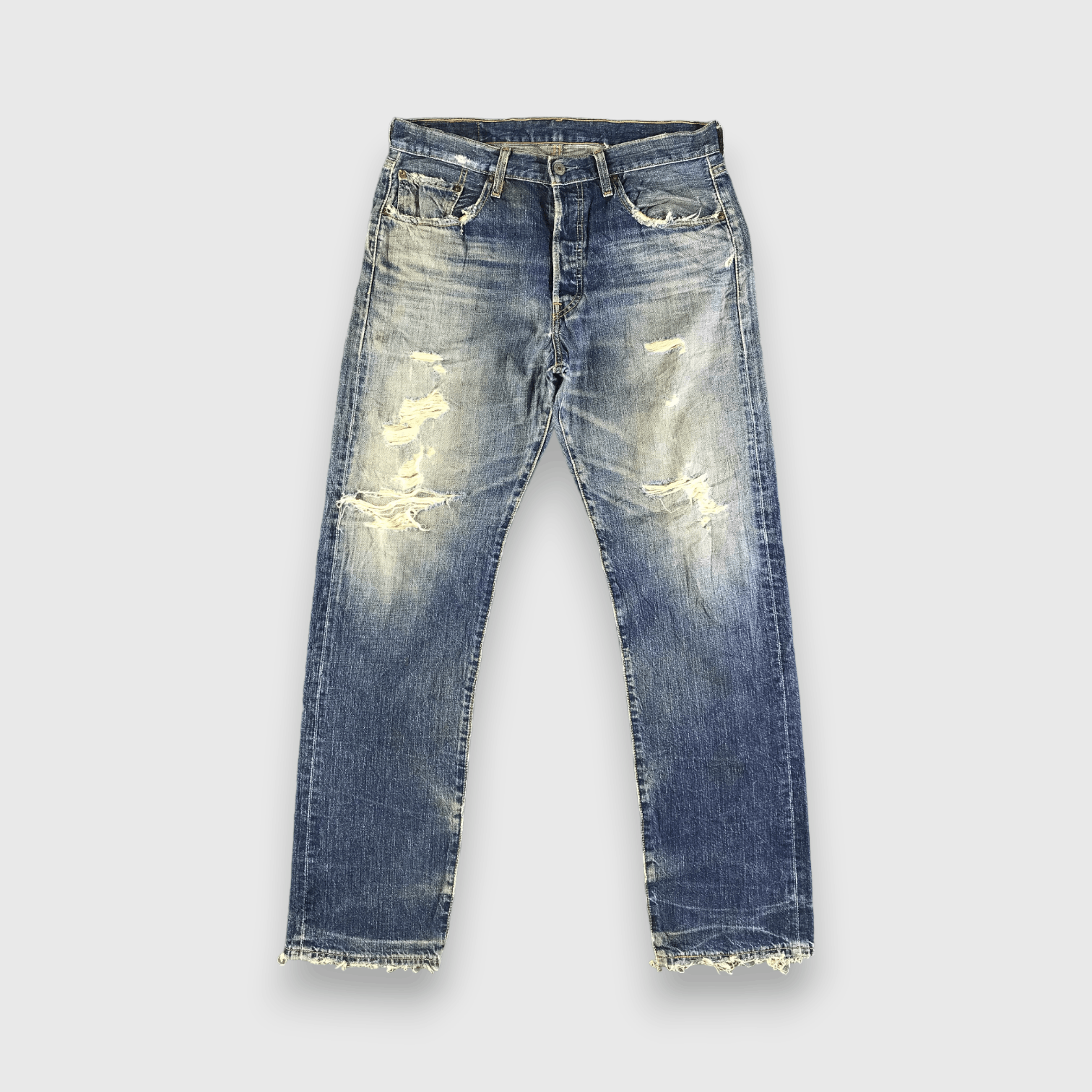 Levi's Vintage Blue Wash Levis 501 Jeans-J3614 Size US 34 / EU 50 - 1 Thumbnail