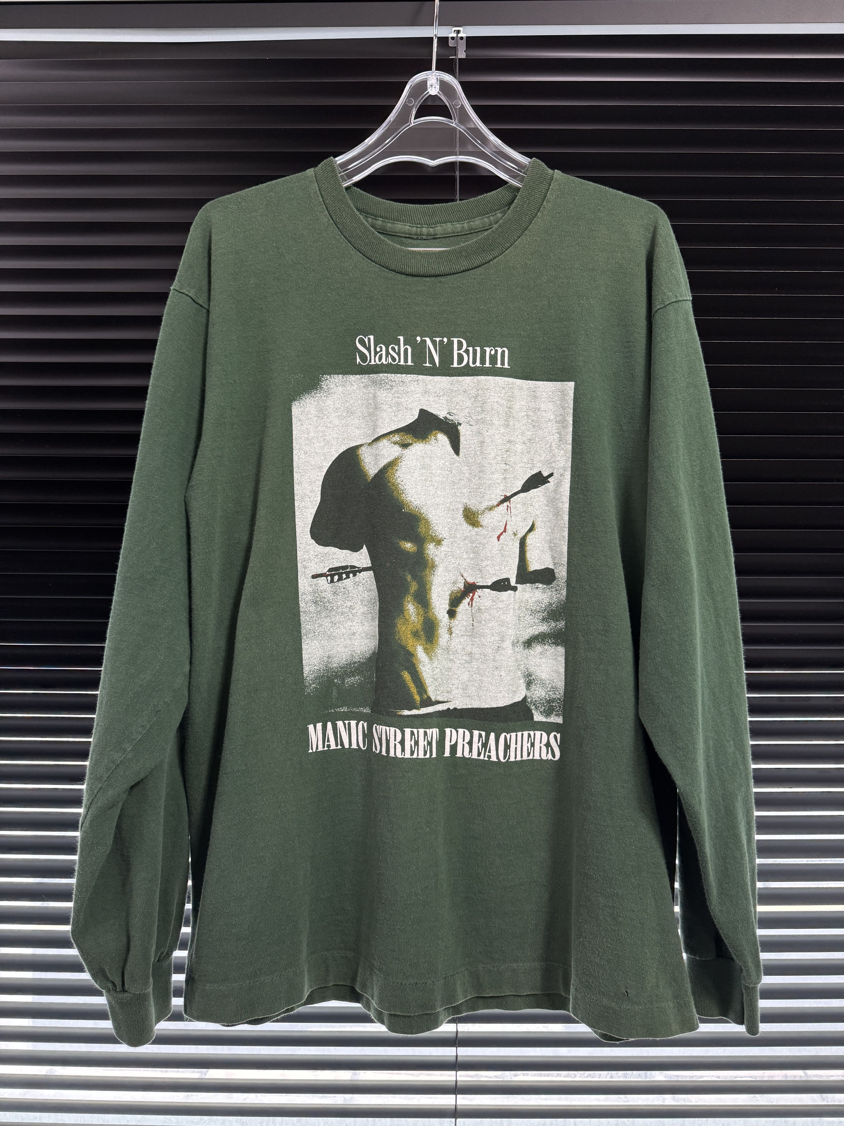 Band Tees 90s Manic Street Preachers Longsleeve "Slash N Burn" Size US XL / EU 56 / 4 - 1 Thumbnail