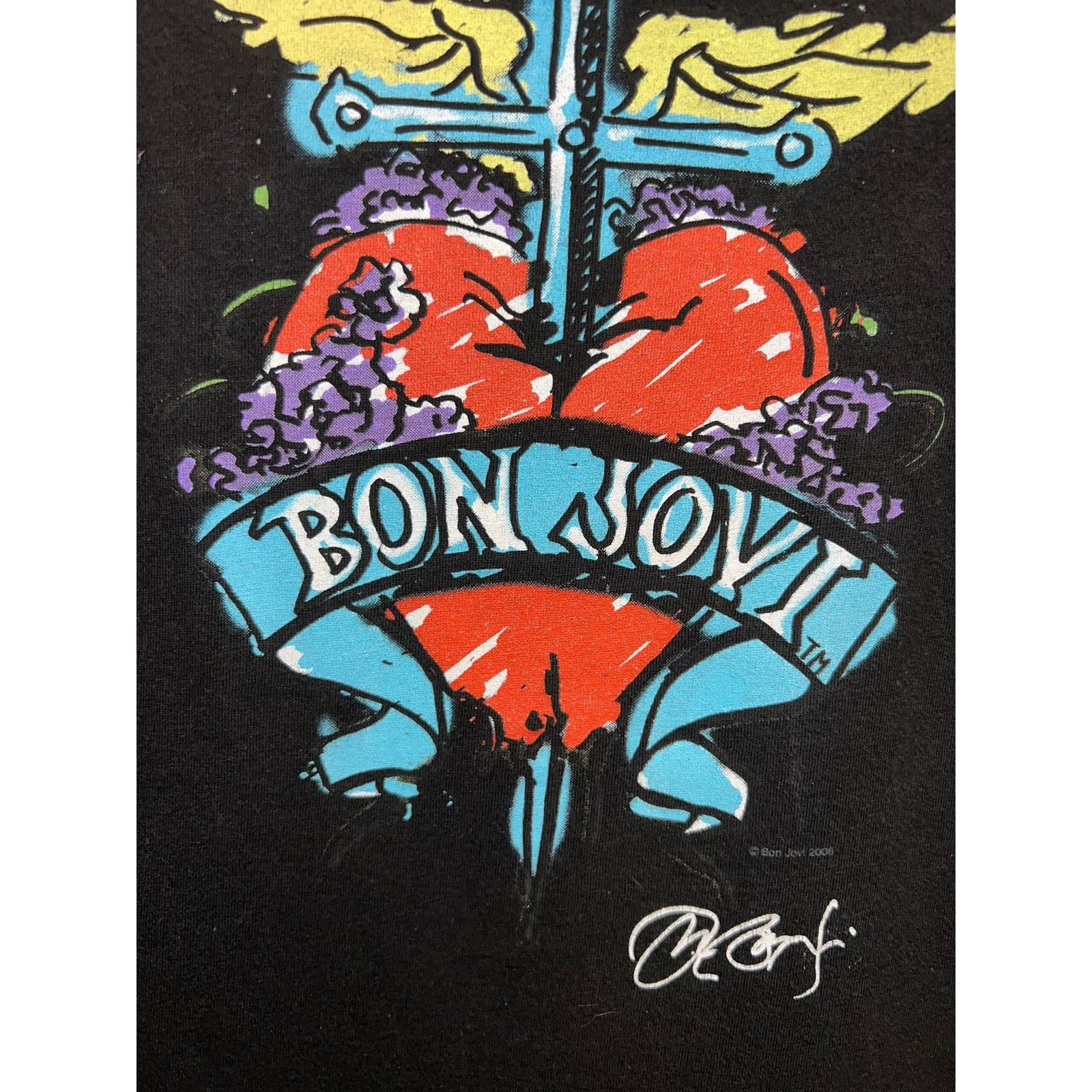 Hard Rock Cafe Womens Bon Jovi Shirt Hard Rock Cafe Tour Tee Top Large Size L / US 10 / IT 46 - 4 Thumbnail