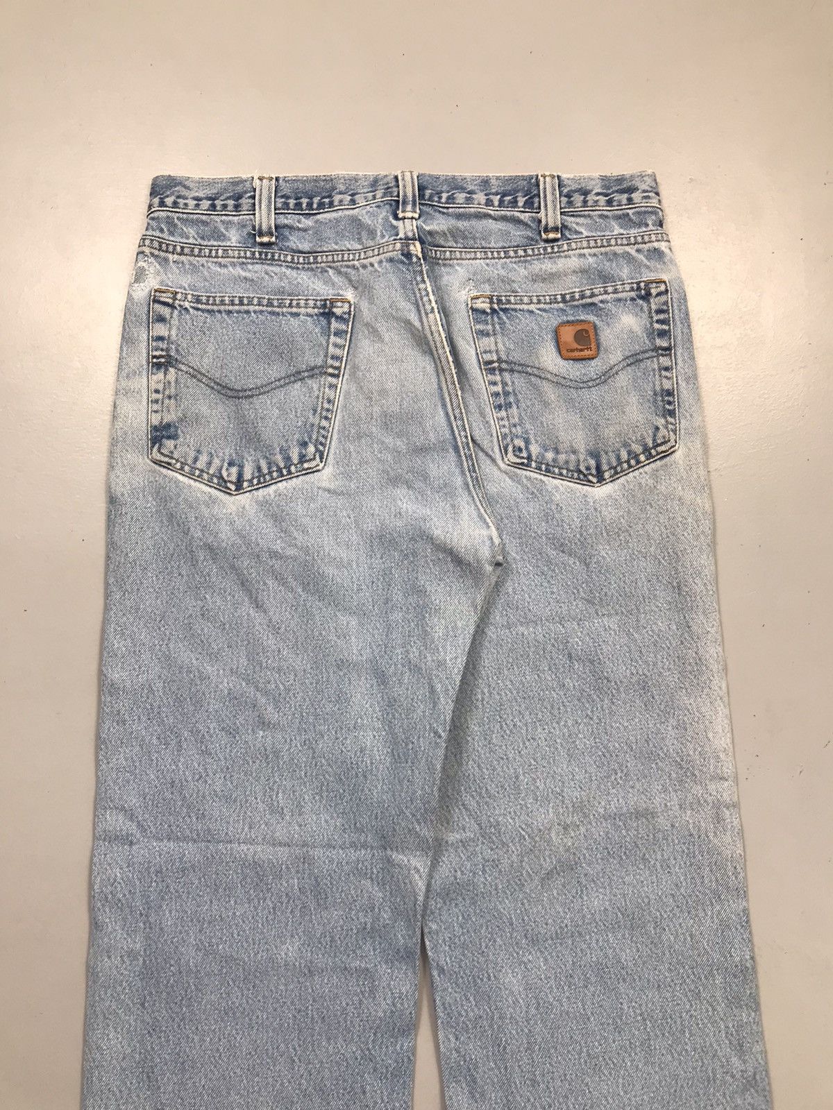 Carhartt Vintage Carhartt B460 DVB damaged denim Size US 34 / EU 50 - 12 Thumbnail