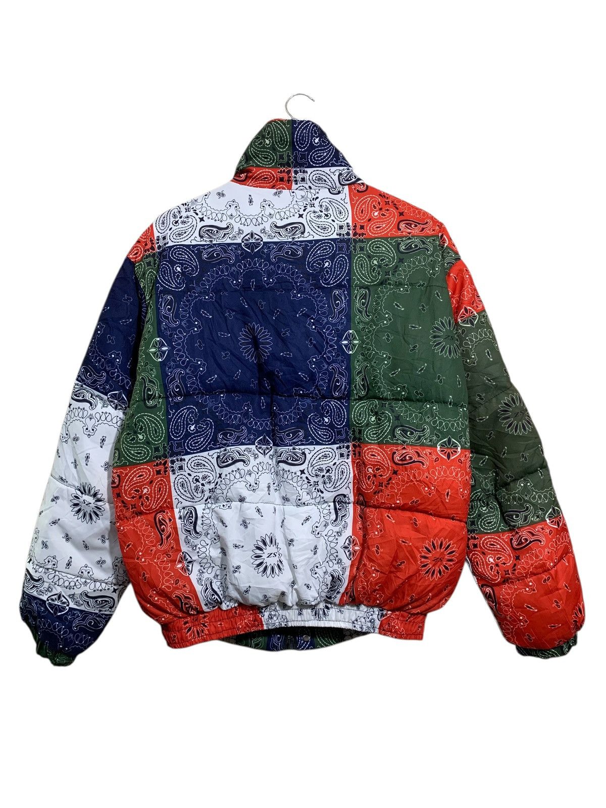 Japanese Brand 🔥UABONI PARIS BANDANA PUFFER JACKETS Size US M / EU 48-50 / 2 - 4 Thumbnail