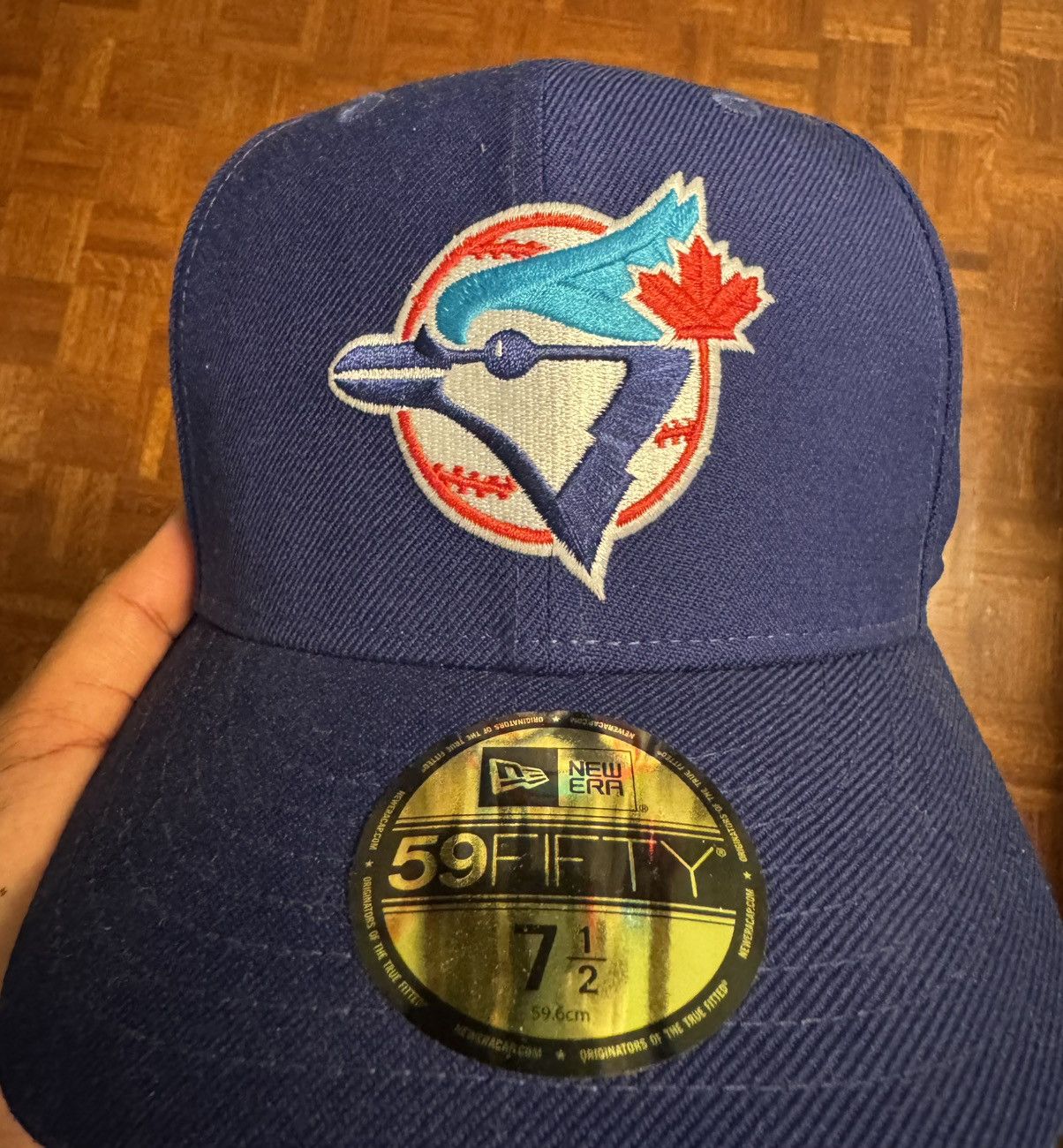 New Era New Era Blue Jays Wool Fitted Retro Classic Collection Size ONE SIZE - 1 Thumbnail