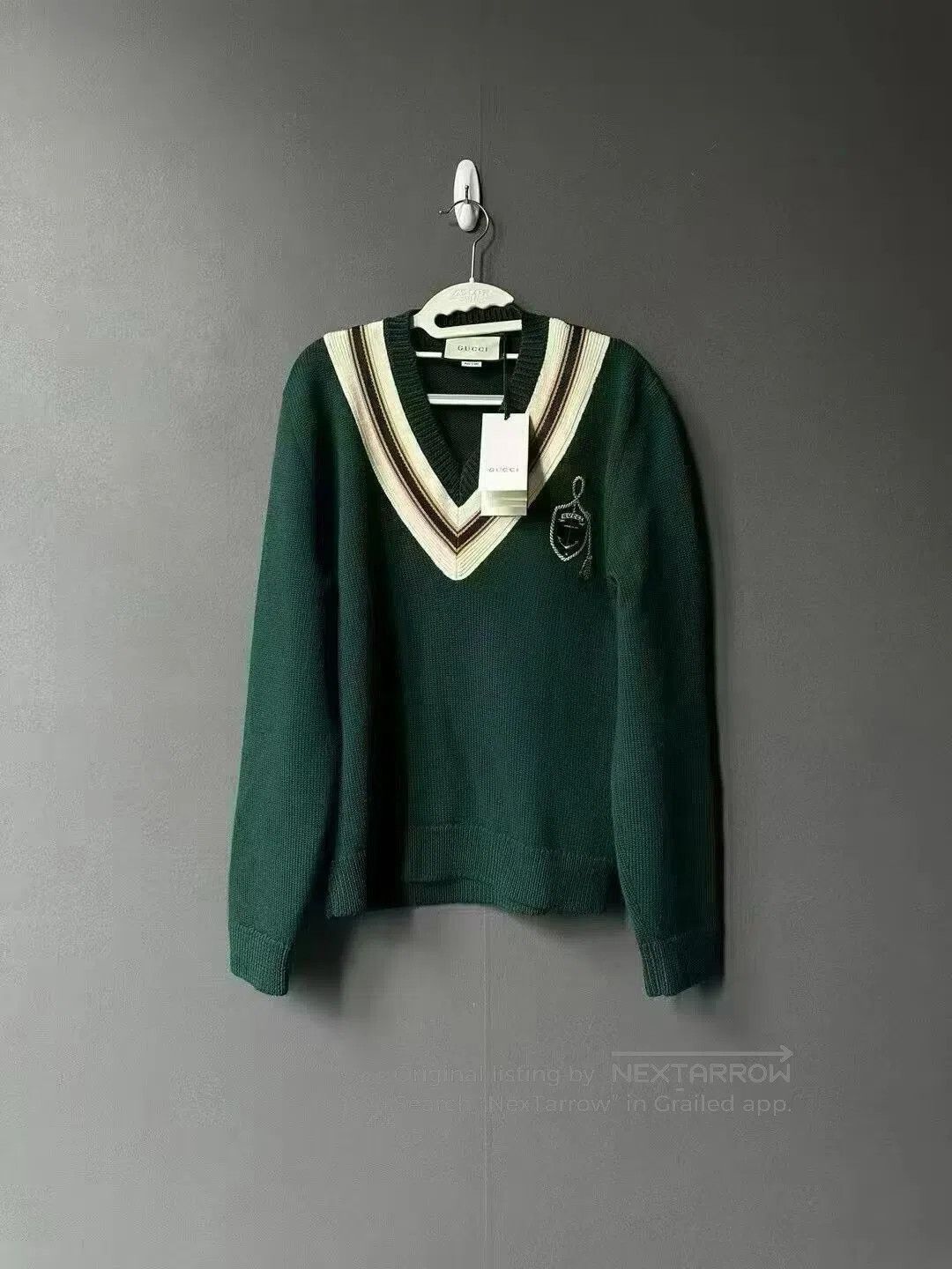 Gucci Guicci College Knit Sweater| Size US XS / EU 42 / 0 - 1 Thumbnail