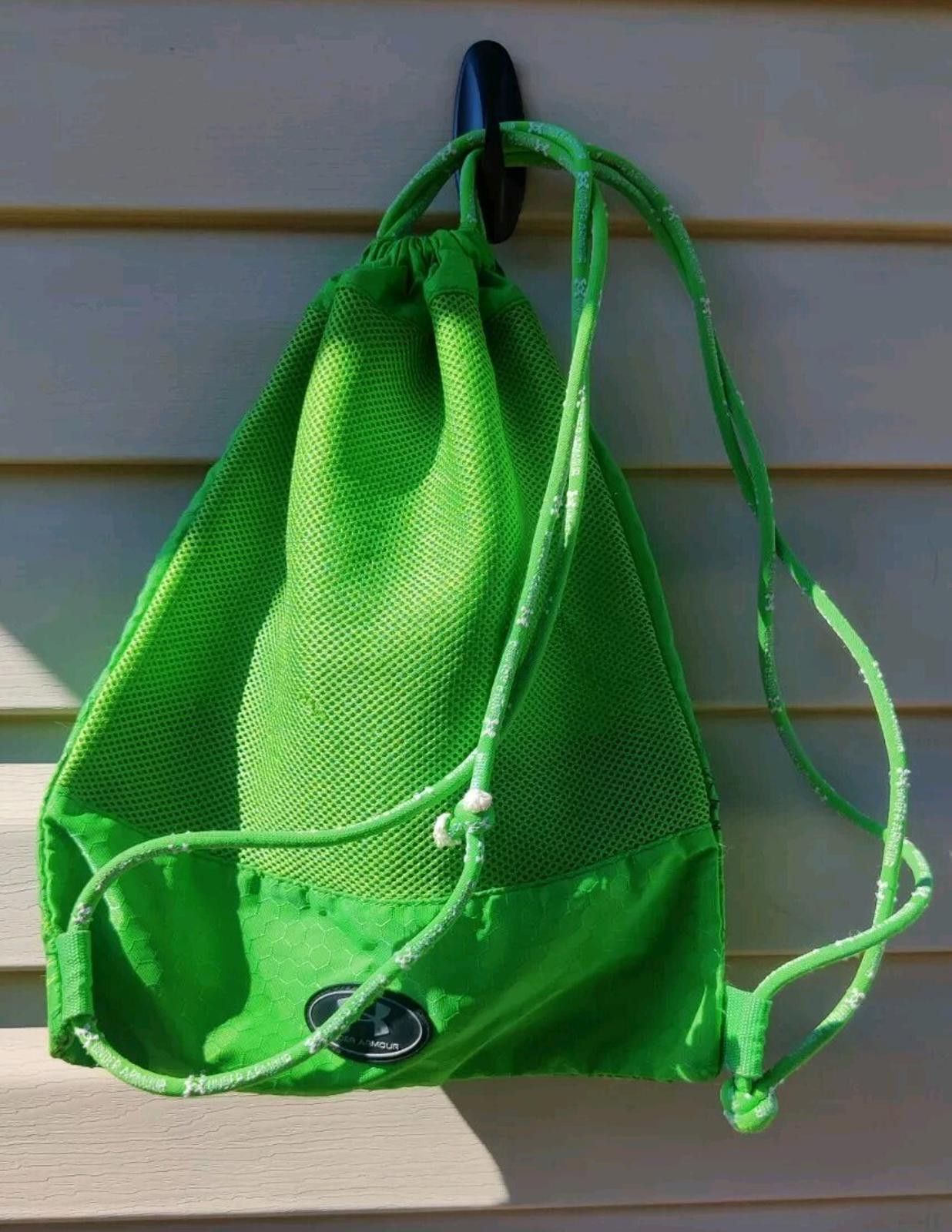Under Armour Under Armour Backpack Green Drawstring Tote Bag Size ONE SIZE - 5 Thumbnail