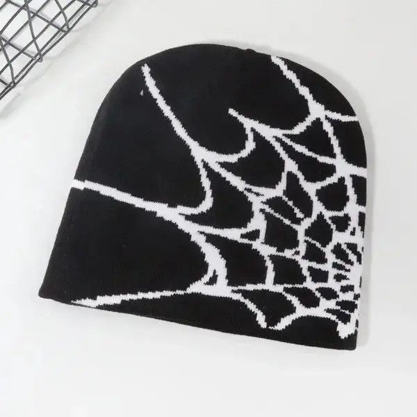 Other Matsumoto x aoka Black & White Spider-Web Beanie Size ONE SIZE - 3 Thumbnail